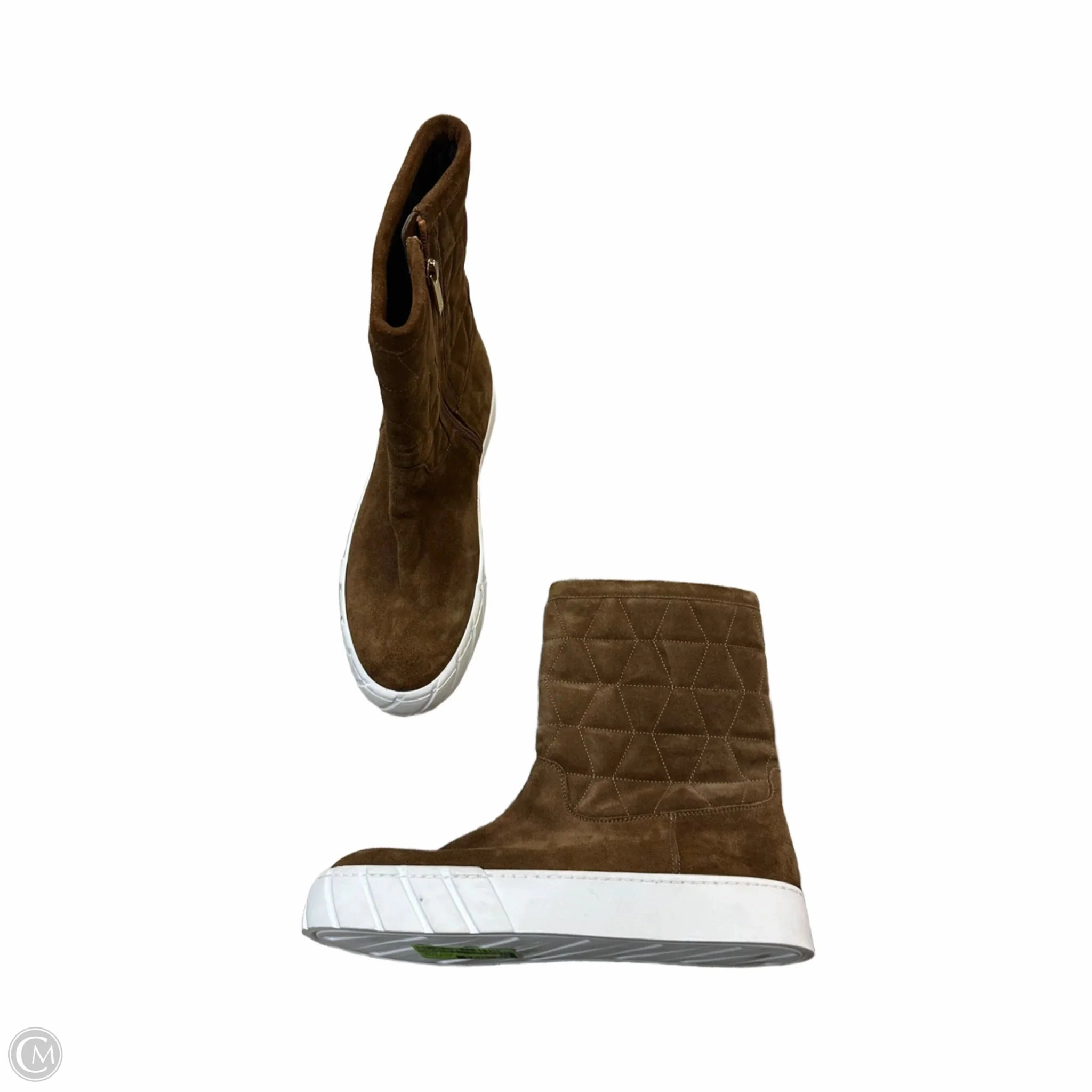 Boots Ankle Flats By Aquatalia In Brown, Size: 11 Trendsetting Style Strong Mood