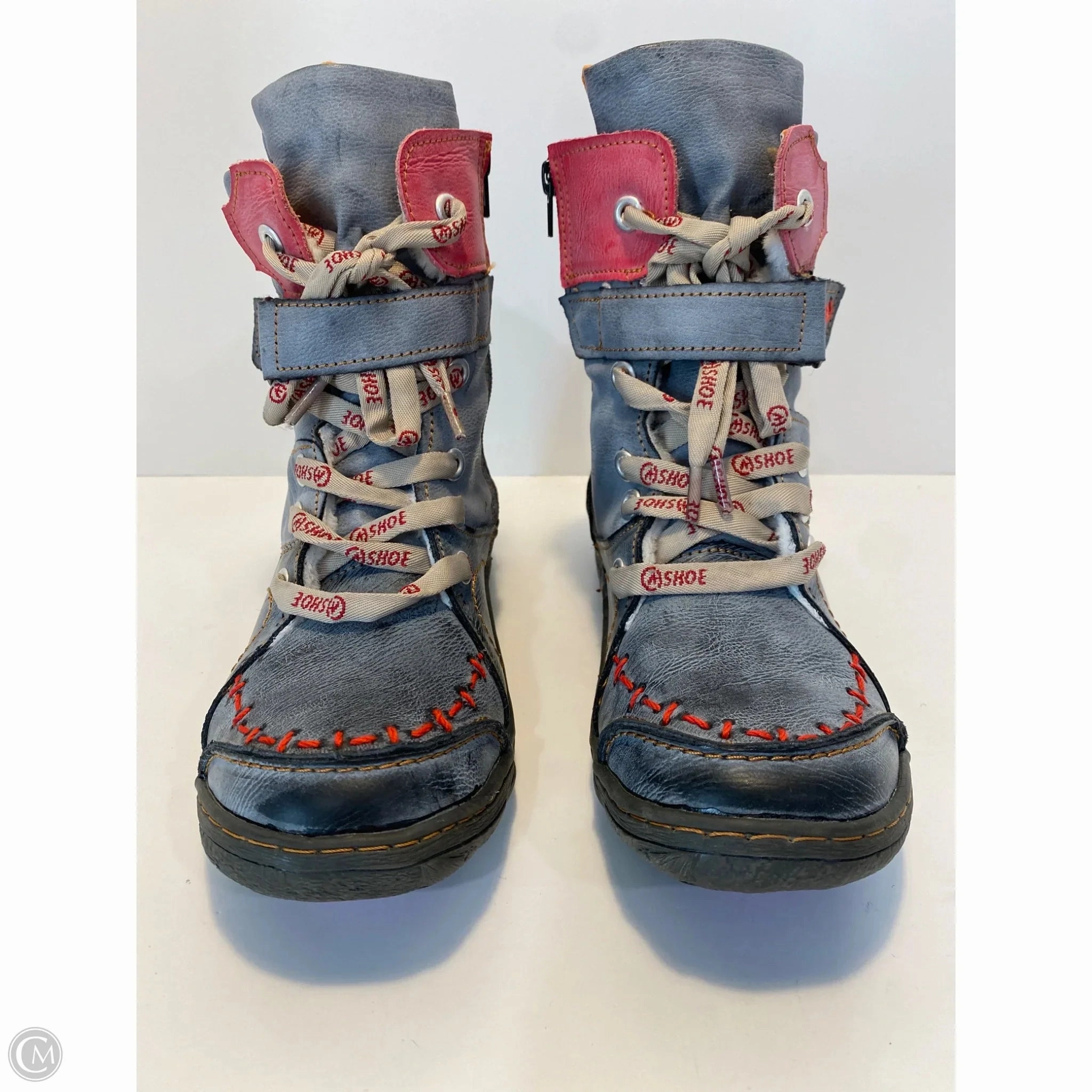 Feather Light Backcountry Camper Boots Ankle Flats By Clothes Mentor In Blue, Size: 8.5