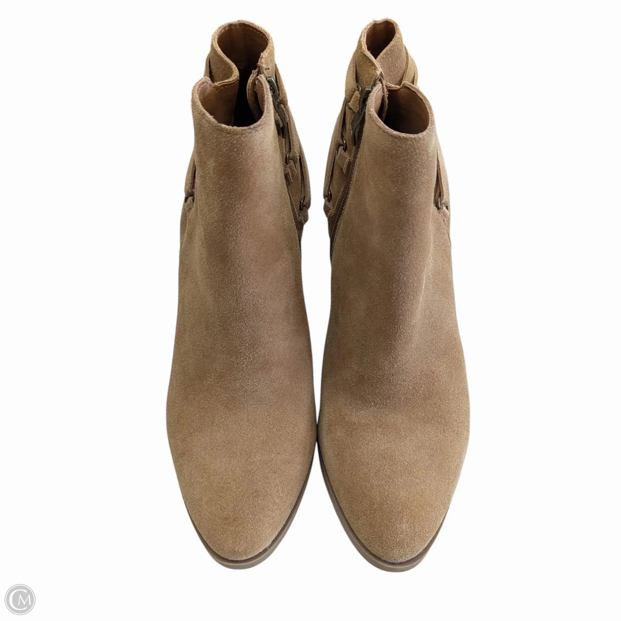 Boots Ankle Flats By Clothes Mentor In Brown, Size: 8.5 Breathable Comfort Seeker couple wear
