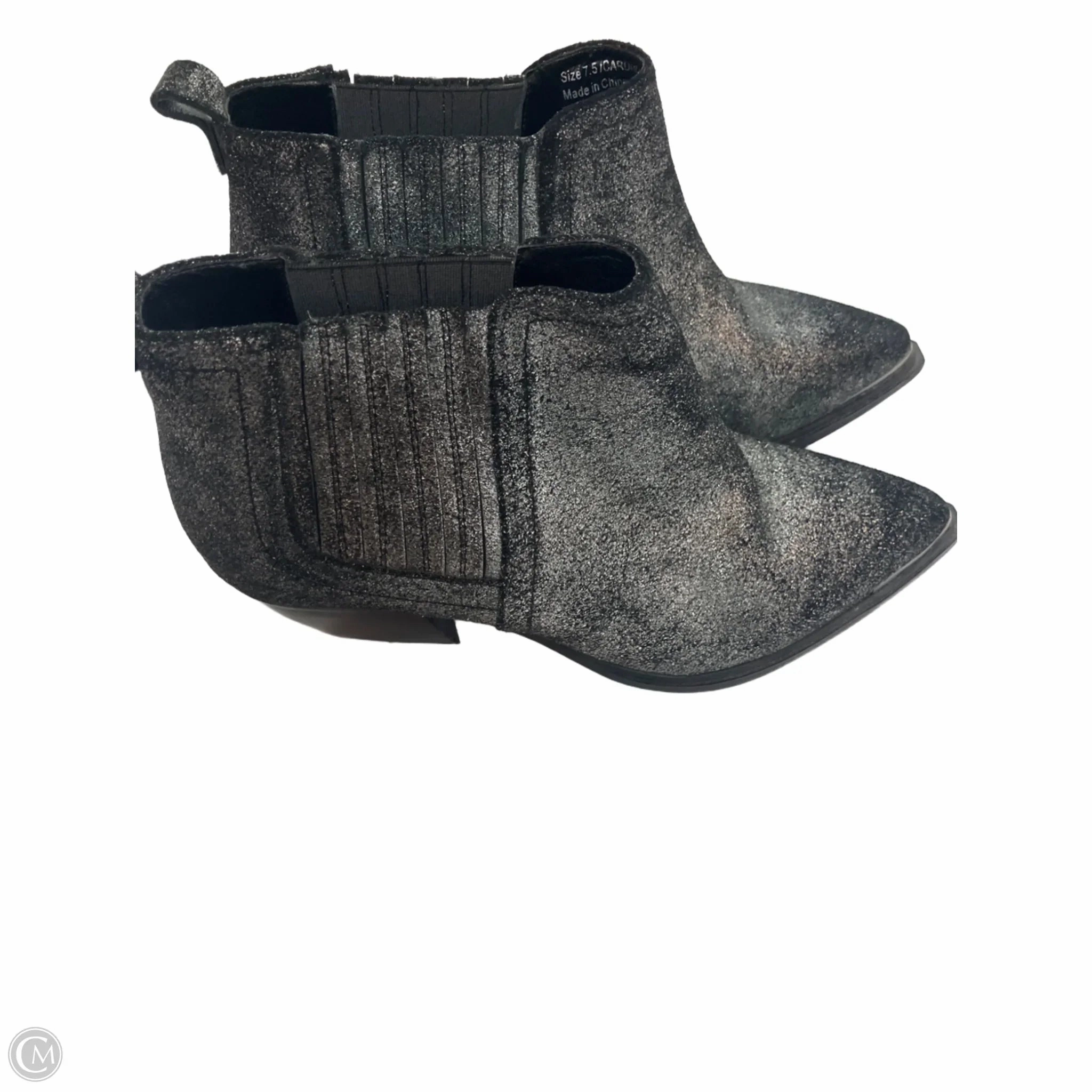 Comfortable Sockliner Anti Odor Cold Weather Commuter Boots Ankle Flats By Clothes Mentor In Grey, Size: 7.5
