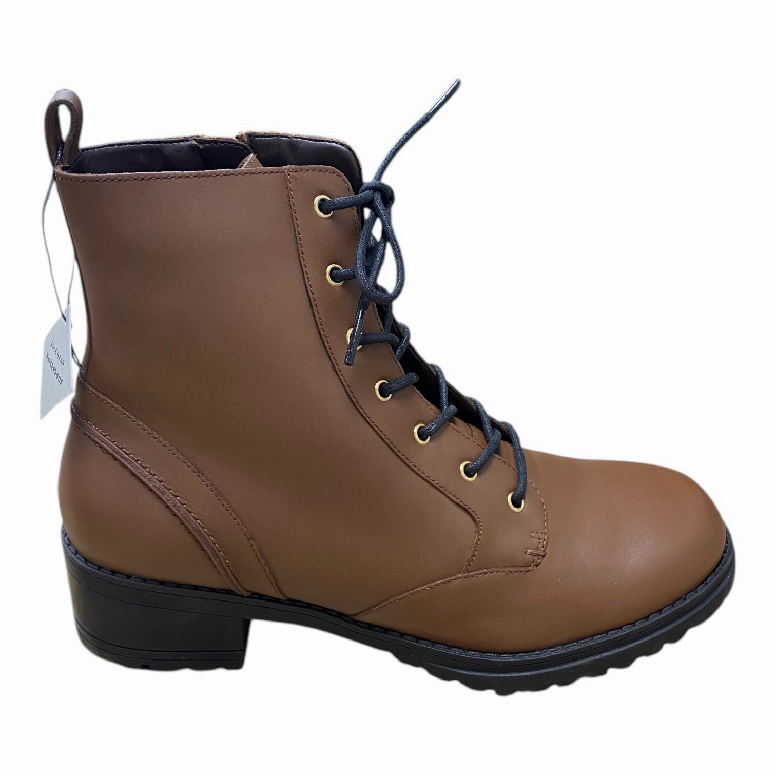 Boots Ankle Flats By Cole-haan In Black & Brown, Size: 9 Comfort Lining Daily Walks