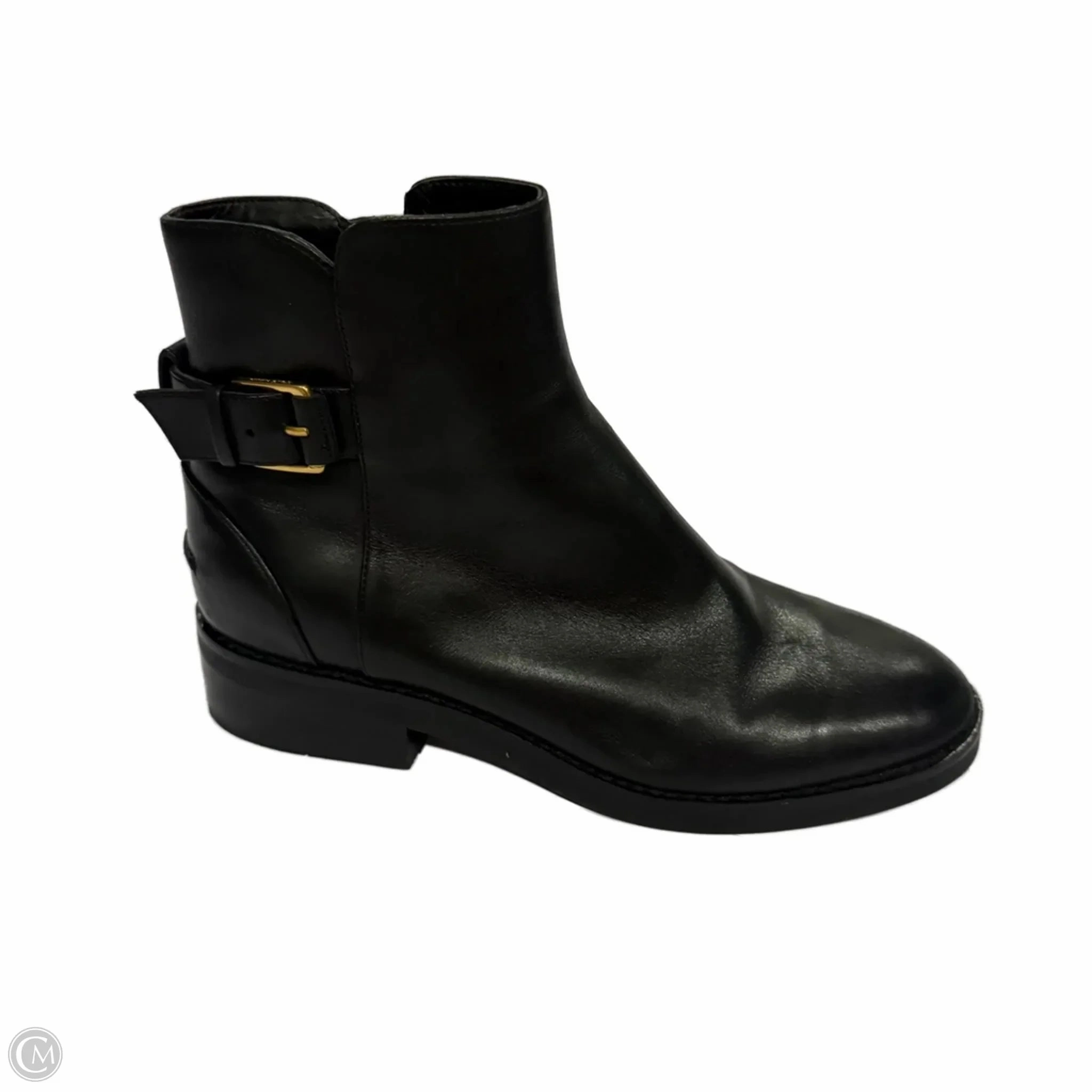 Outdoor Performance Boots Ankle Flats By Cole-haan In Black, Size: 7.5