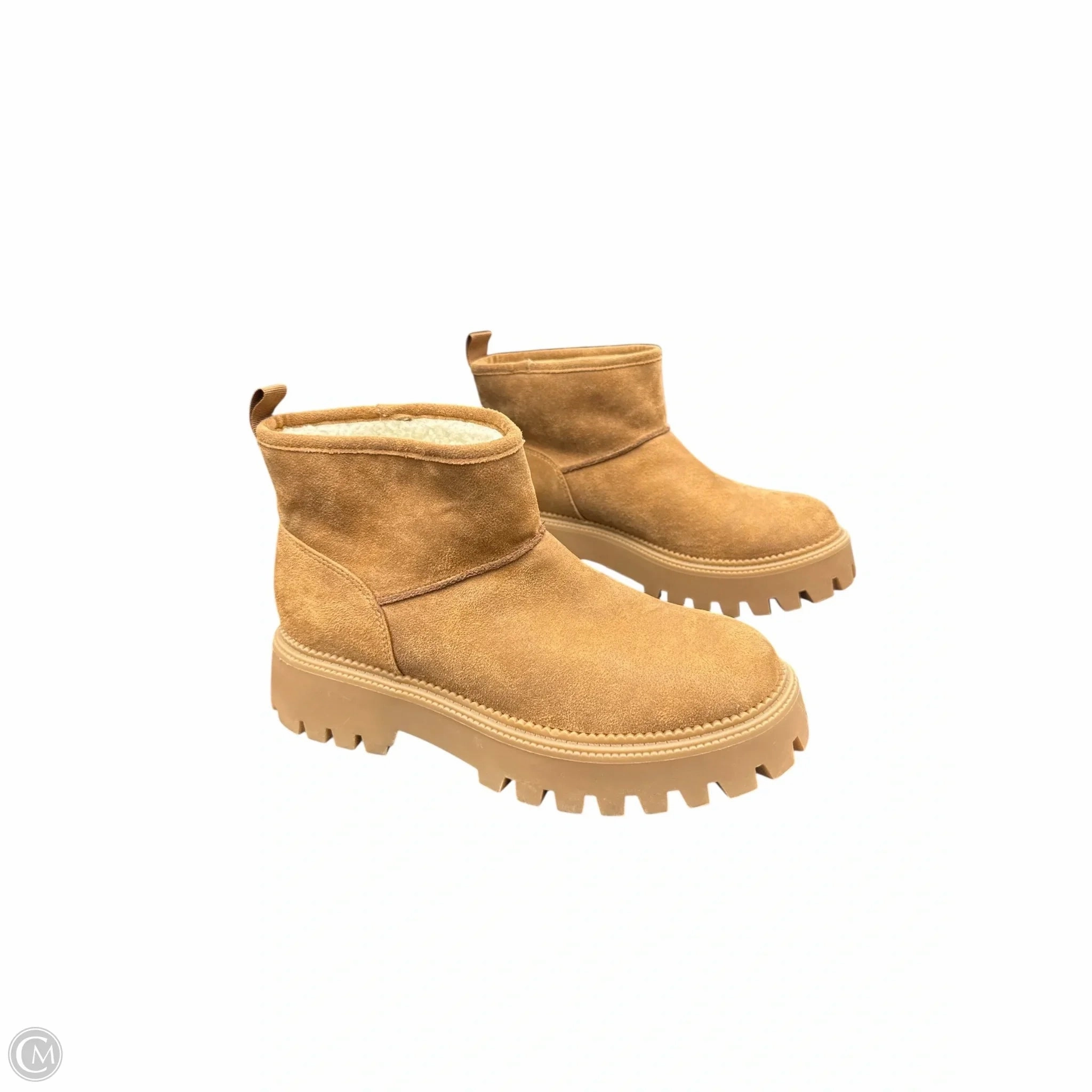 Protective Finish Windy Weather Boots Ankle Flats By Dolce Vita In Tan, Size: 9