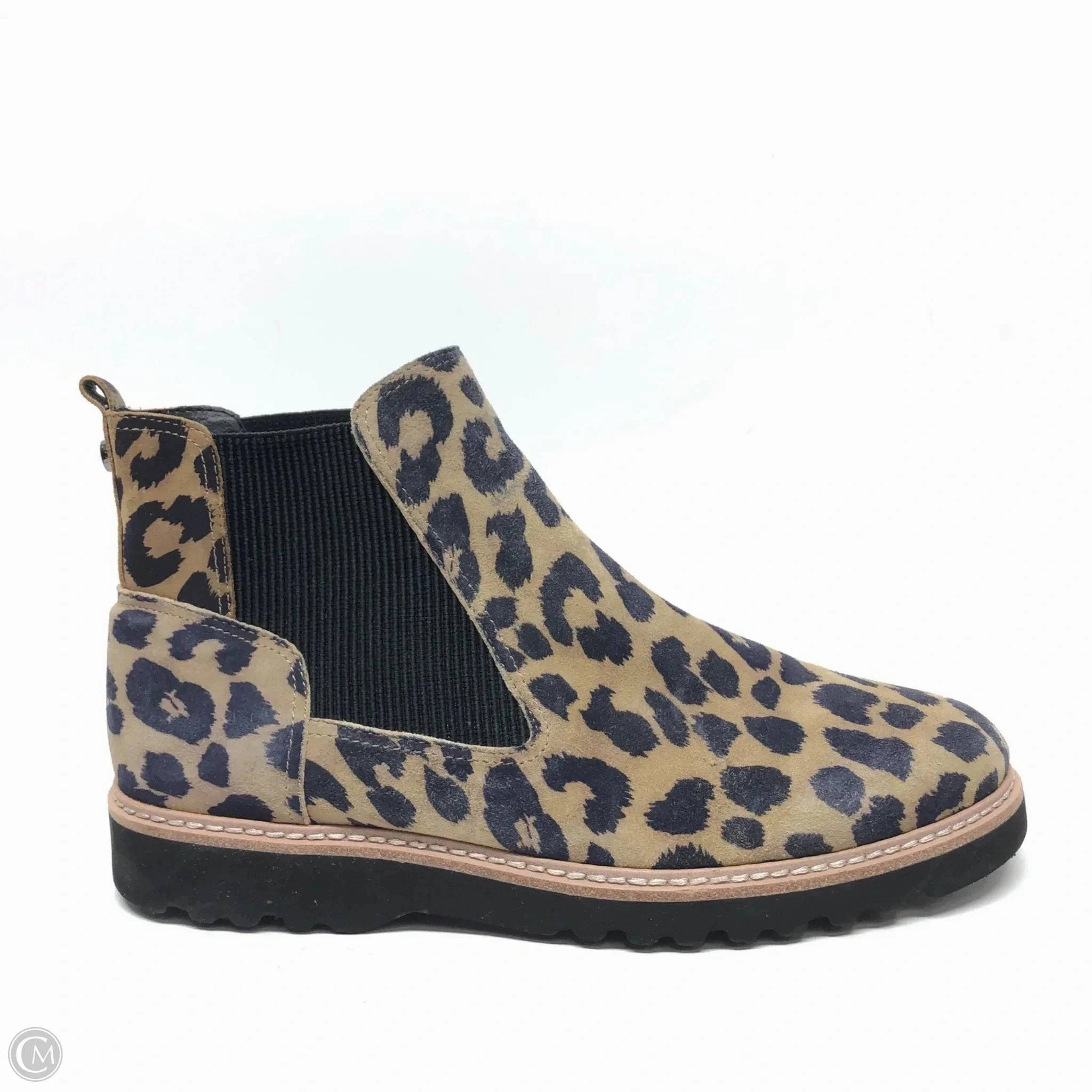 Waterproof Outdoor Trek Tokyo Mode Boots Ankle Flats By Donald Pliner In Animal Print, Size: 10