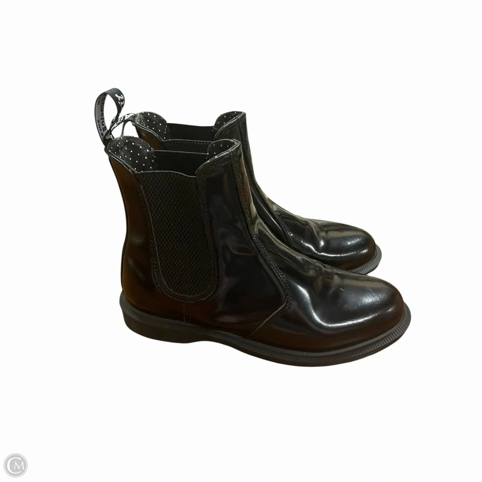 Cozy And Warm Boots Ankle Flats By Dr Martens In Black, Size: 8