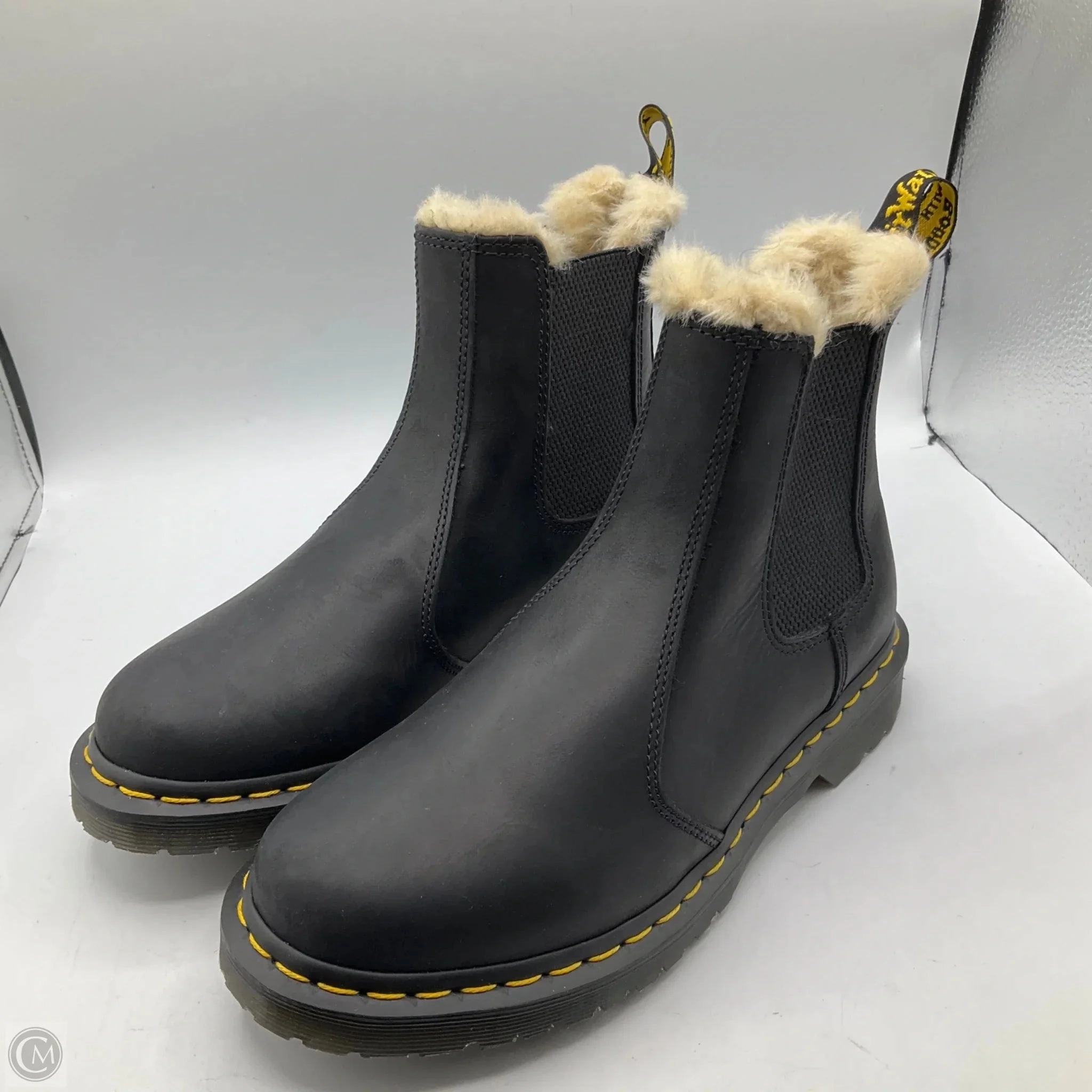 Boots Ankle Flats By Dr Martens In Black, Size: 9 Anti Puncture Design