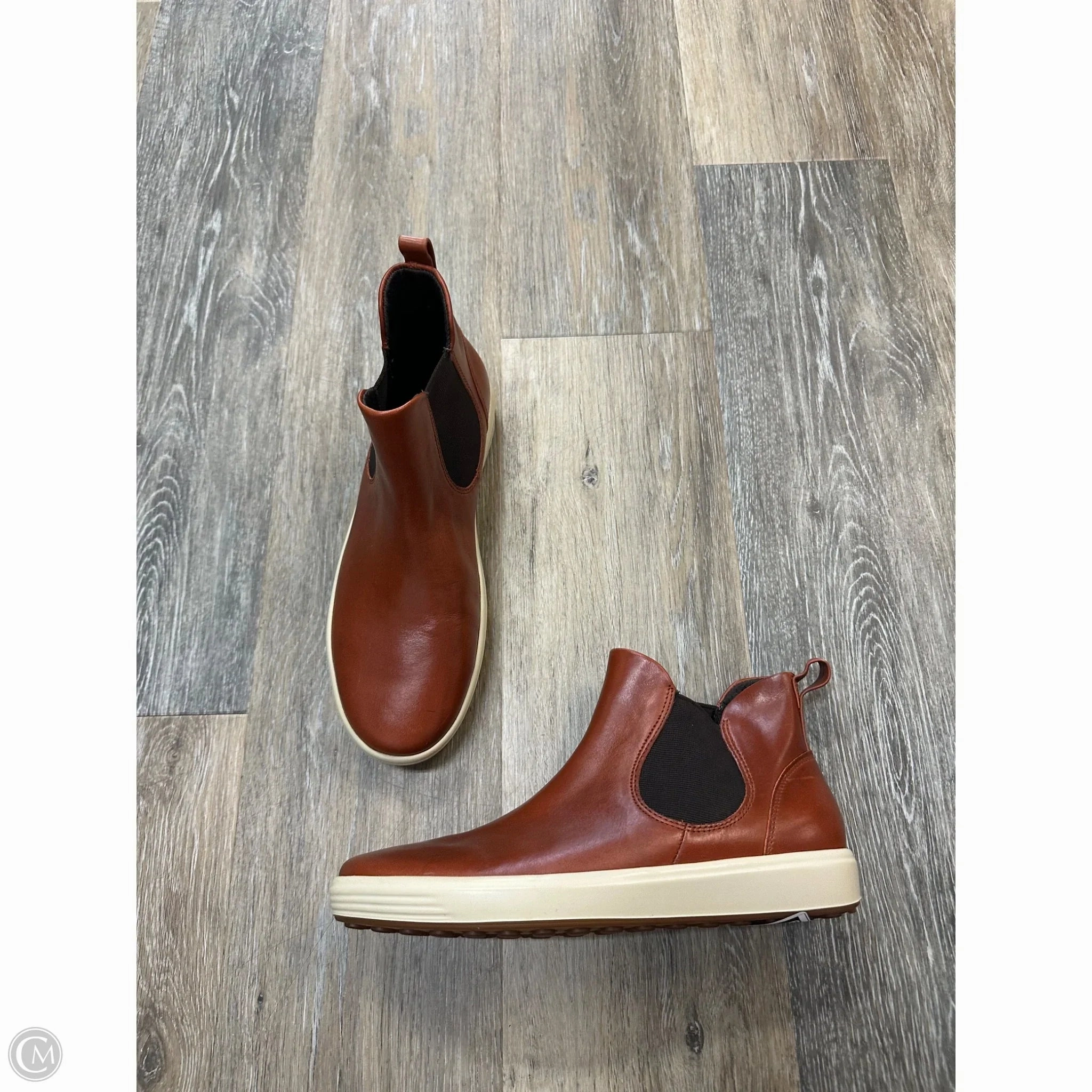 Nature Lover Boots Ankle Flats By Ecco In Brown, Size: 7
