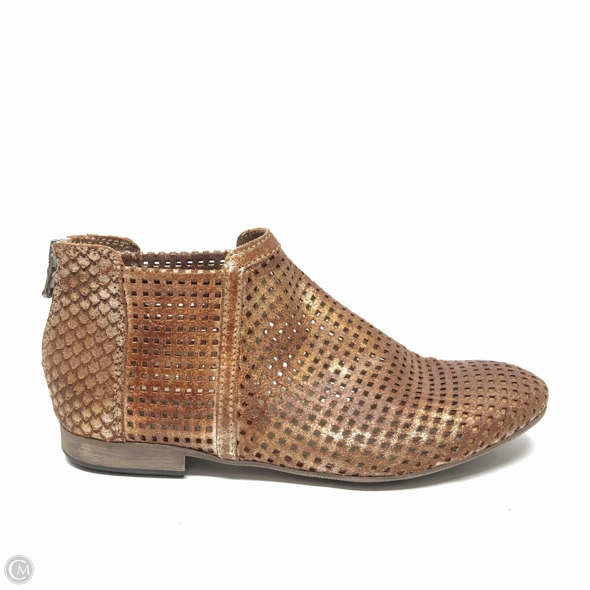 Quick Drying Hiking Trails Protective Sole Boots Ankle Flats By Free People In Bronze, Size: 7.5