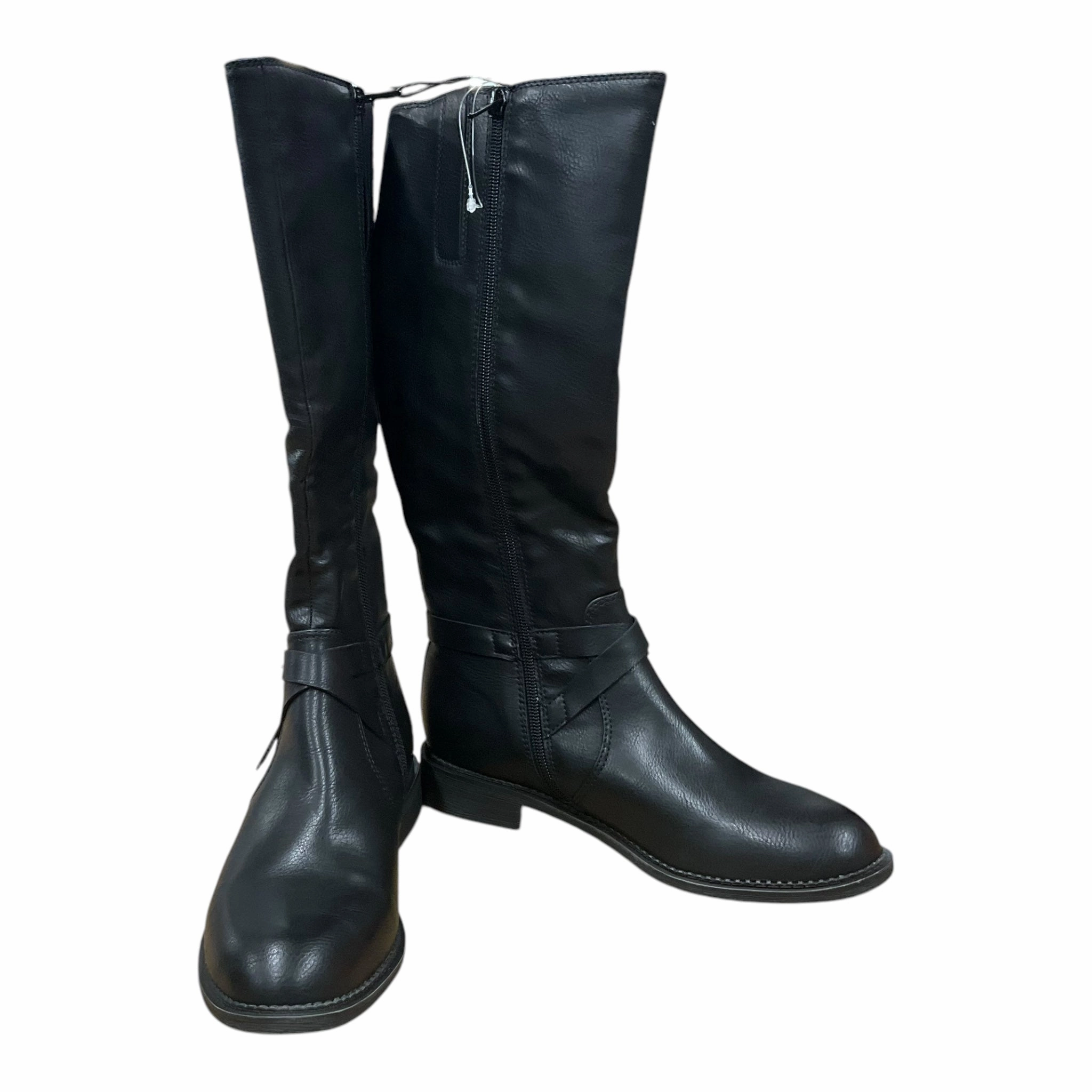 Camping Trip Boots Ankle Flats By Frye And Co In Black, Size: 7