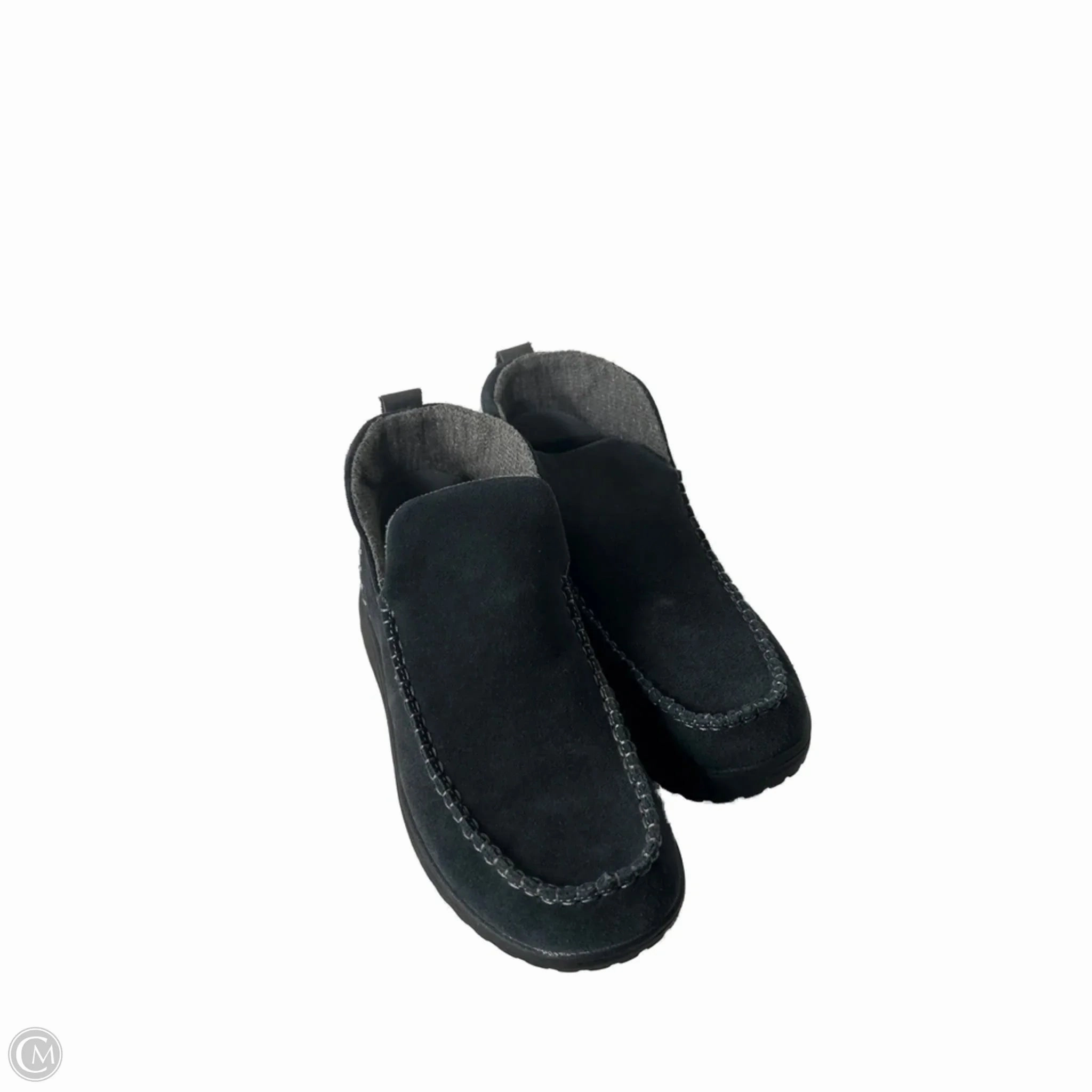 Stylish And Functional Boots Ankle Flats By Hey Dude In Blue, Size: 8