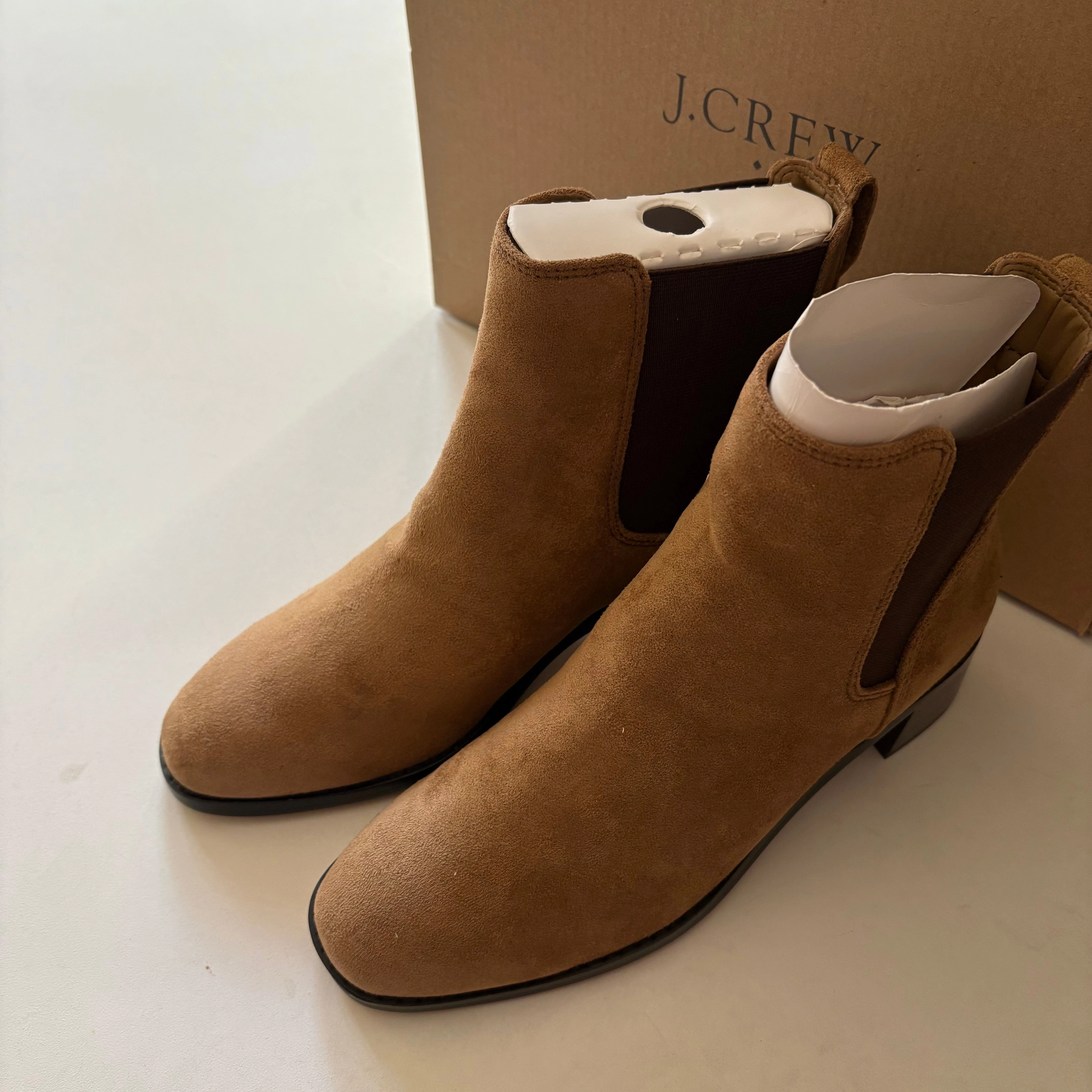 Boots Ankle Flats By J. Crew In Brown, Size: 6.5 Padded Collar Structure Insulated Outdoor Explorer