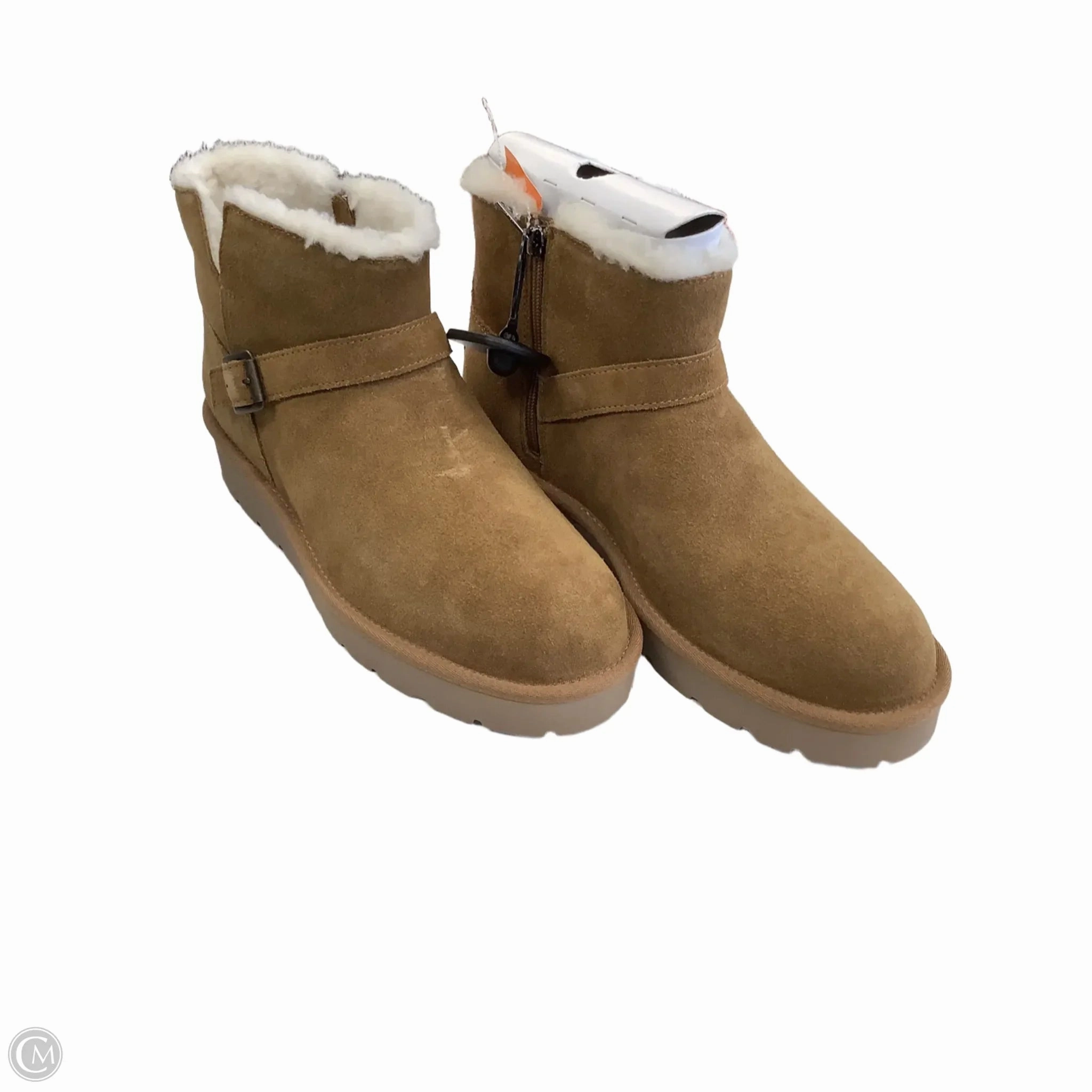 Compression Resistant Foam Boots Ankle Flats By Koolaburra By Ugg In Brown, Size: 12