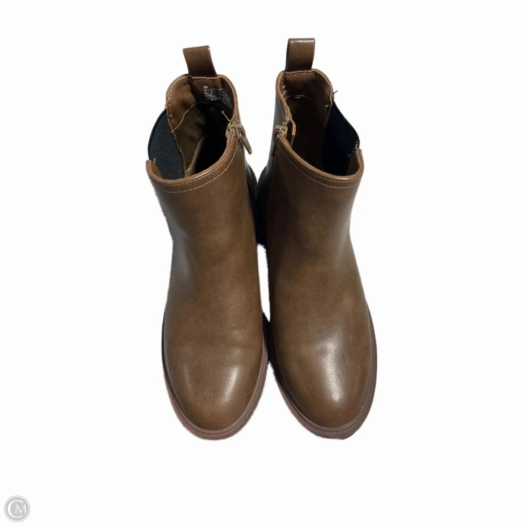 Boots Ankle Flats By Maurices In Brown, Size: 8 Comfortable fit