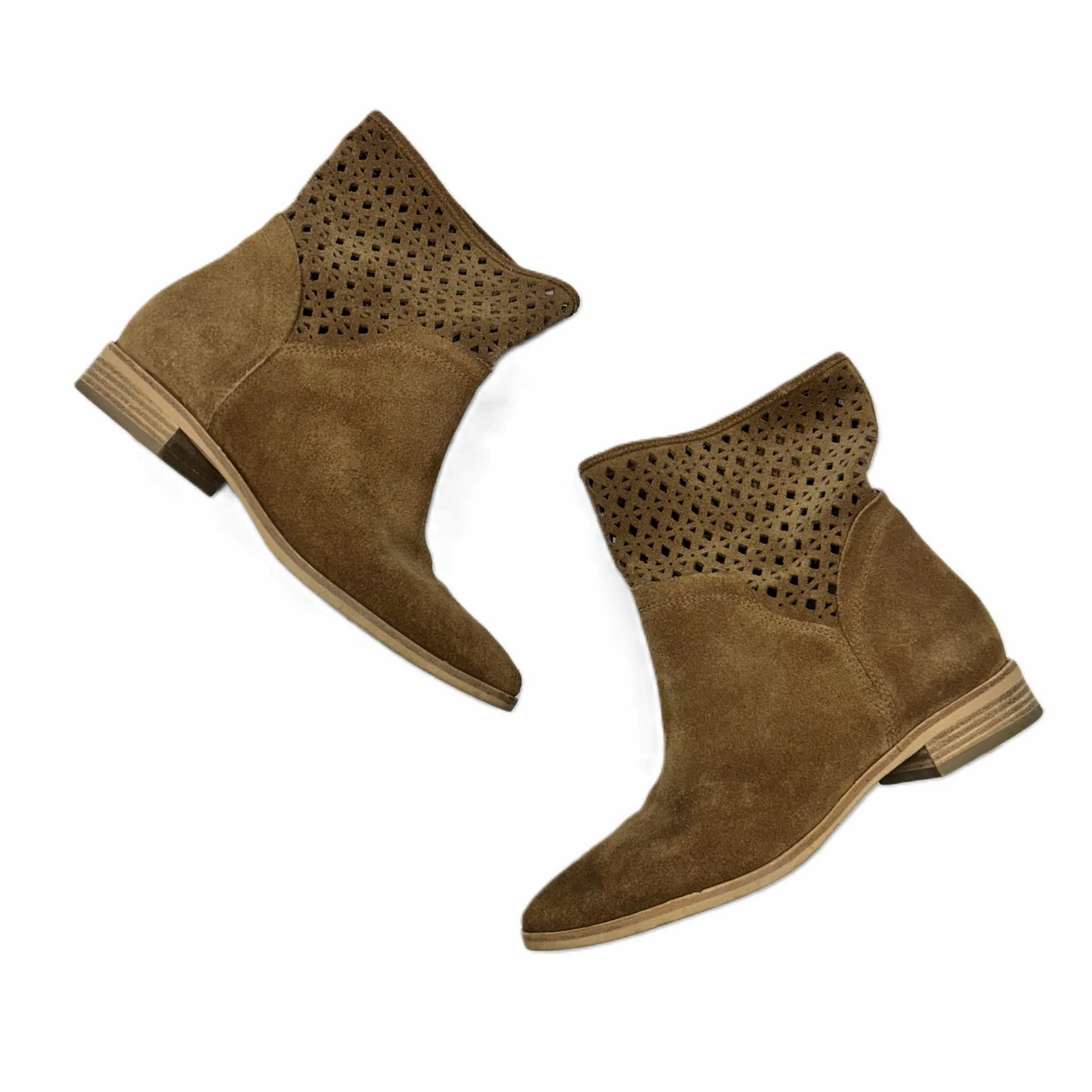 Snow Grip Comfort Fit Boots Ankle Flats By Michael By Michael Kors In Tan, Size: 5.5