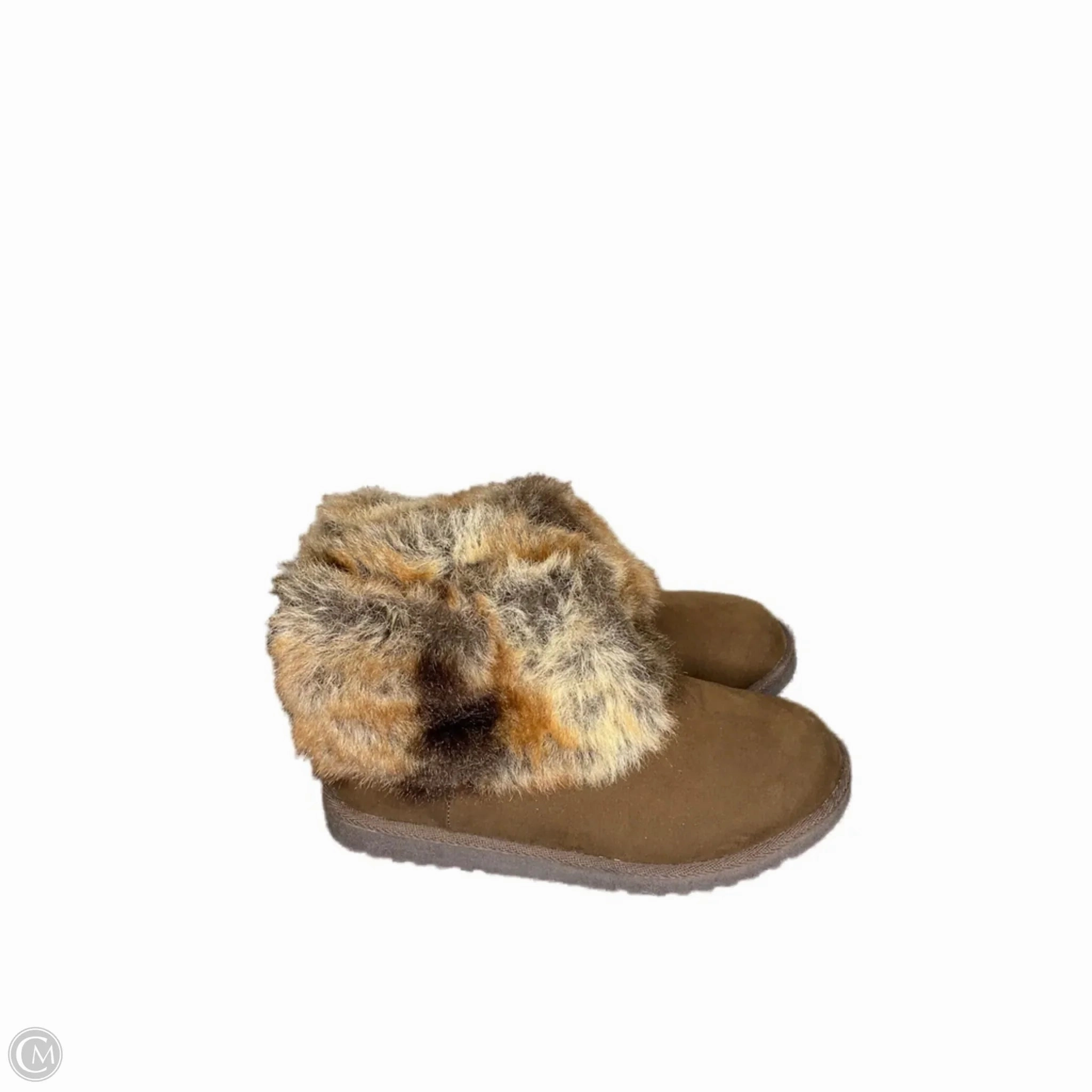 Boots Ankle Flats By Mossimo In Brown, Size: 8 Daily Commuter
