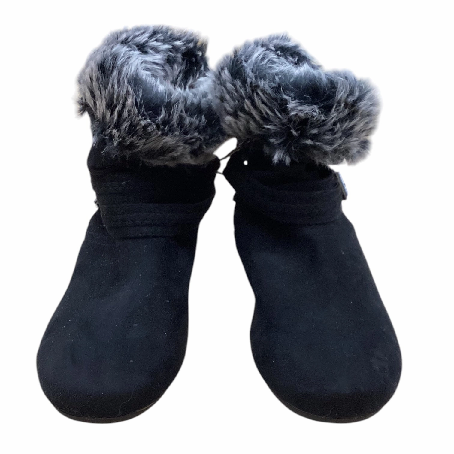 Shockproof Boots Ankle Flats By Report In Black, Size: 9