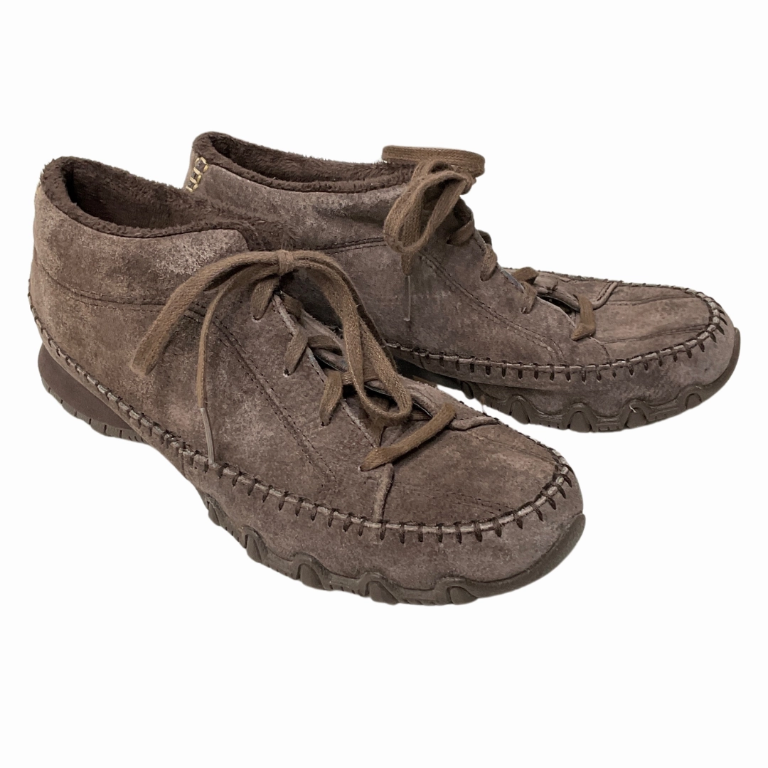 Boots Ankle Flats By Skechers In Brown, Size: 8.5 Heavy Terrain Weekend Trip