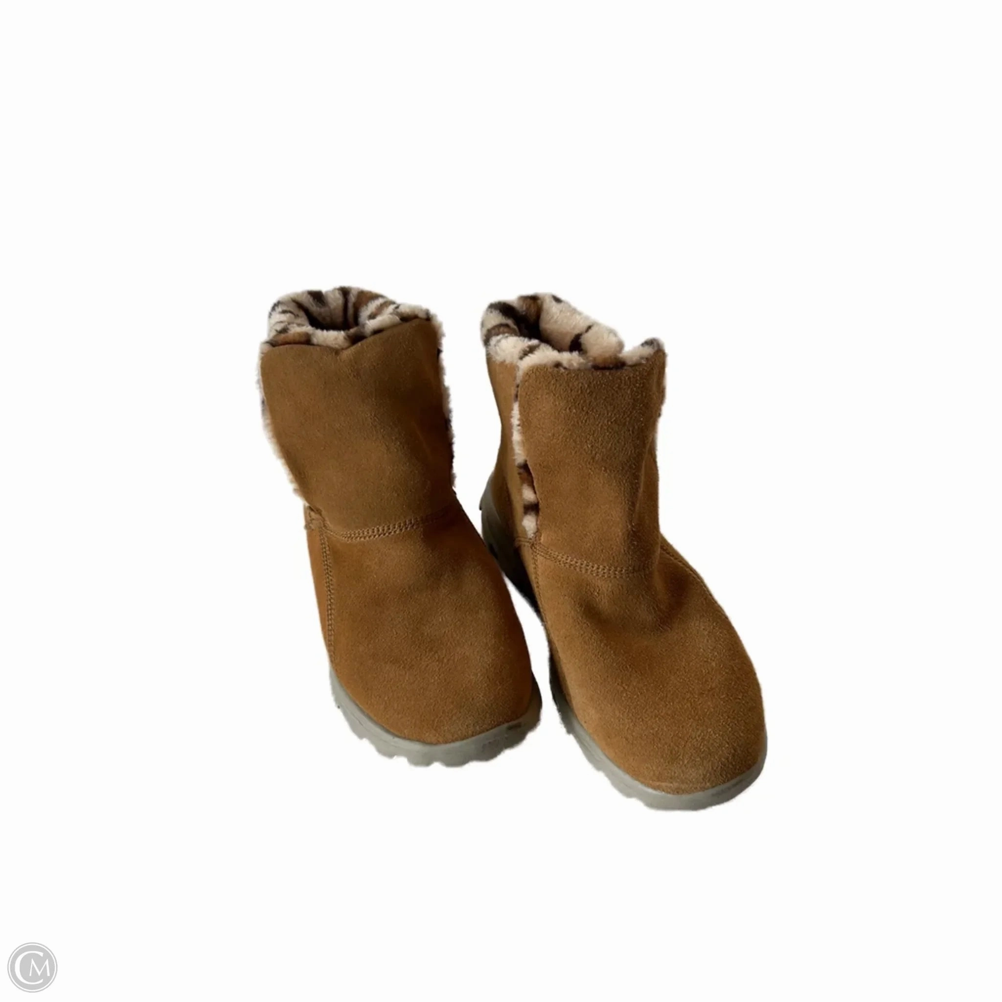 Boots Ankle Flats By Skechers In Tan, Size: 6.5 Outdoor Tested
