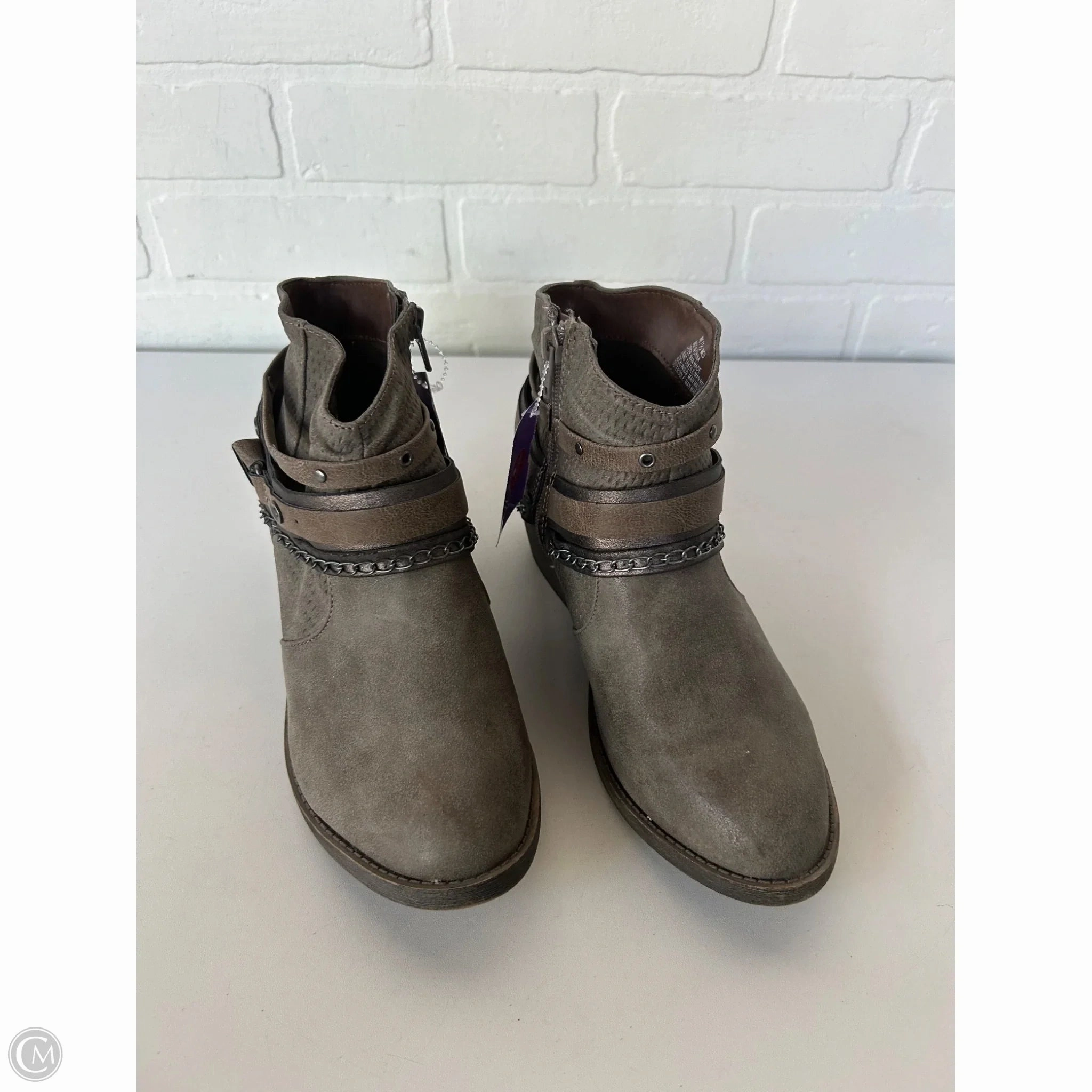 Stable Support Night Travel Breathable Cold Climate Boots Ankle Flats By So In Tan, Size: 7.5