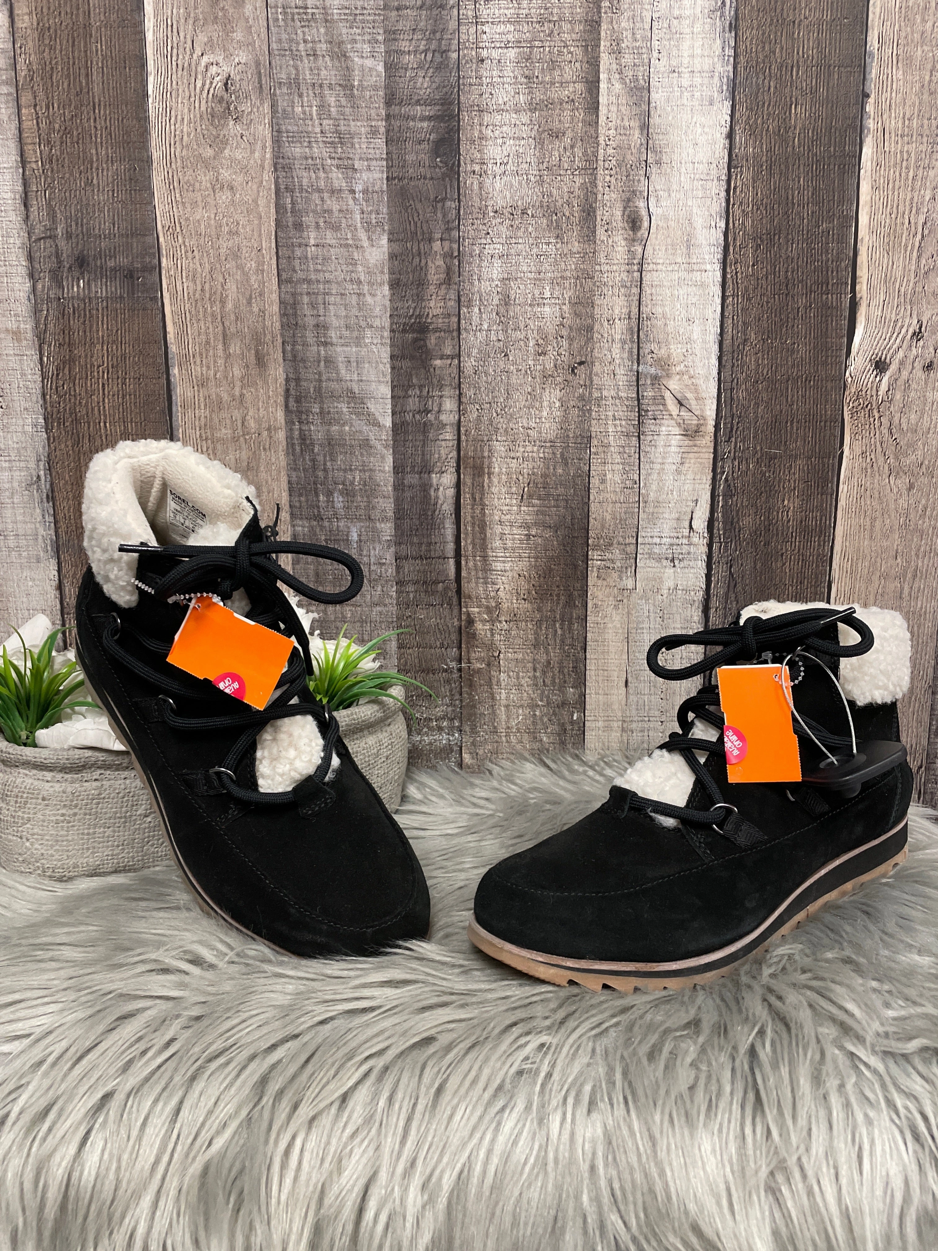 Boots Ankle Flats By Sorel In Black, Size: 10 Hiking Essential Flexible TPU Shank