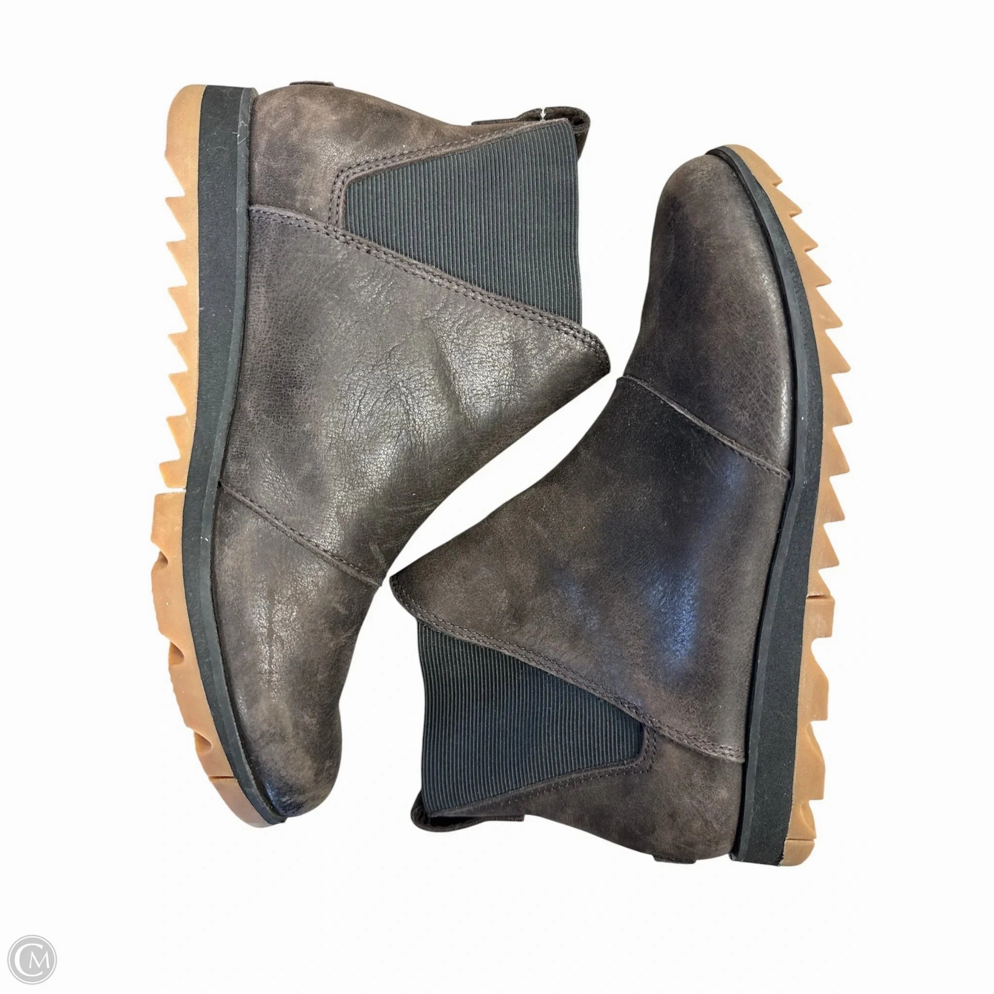 Boots Ankle Flats By Sorel In Brown, Size: 8.5 ground grip Simple Fit
