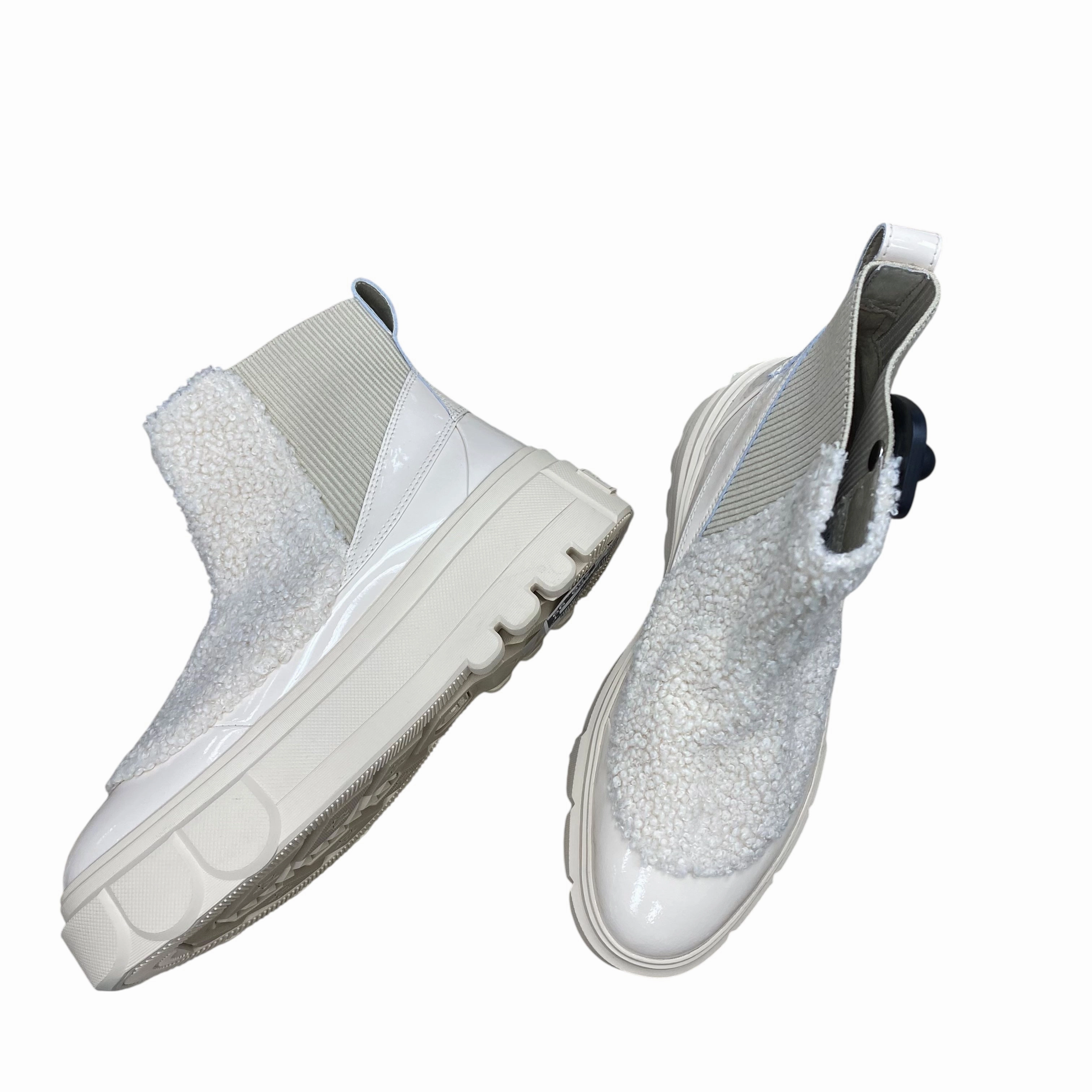 Street Cool Urban Fashion Boots Ankle Flats By Sorel In Cream, Size:10