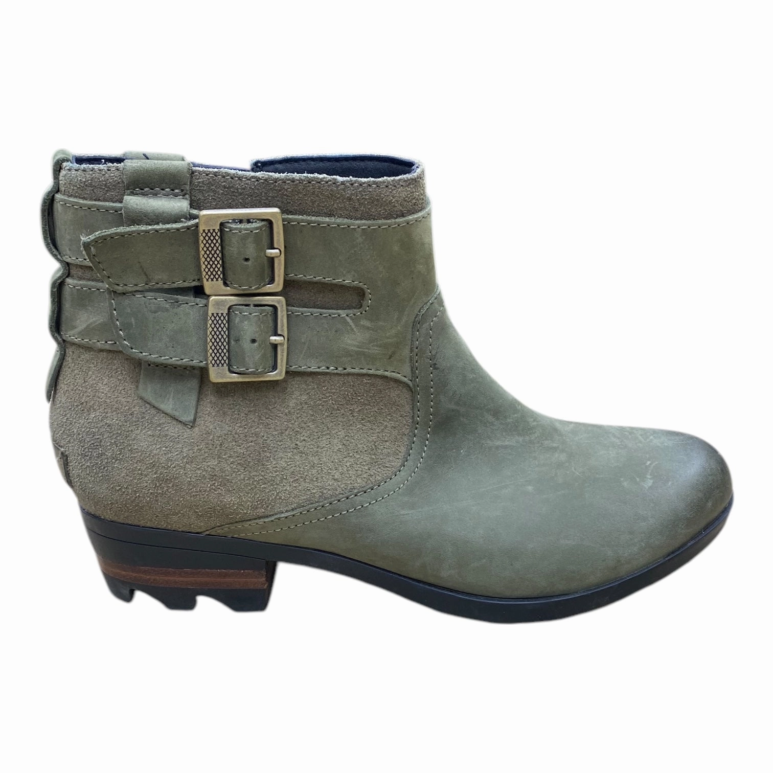All-Purpose Style Seamless Comfort Work Commute Boots Ankle Flats By Sorel In Green, Size: 8