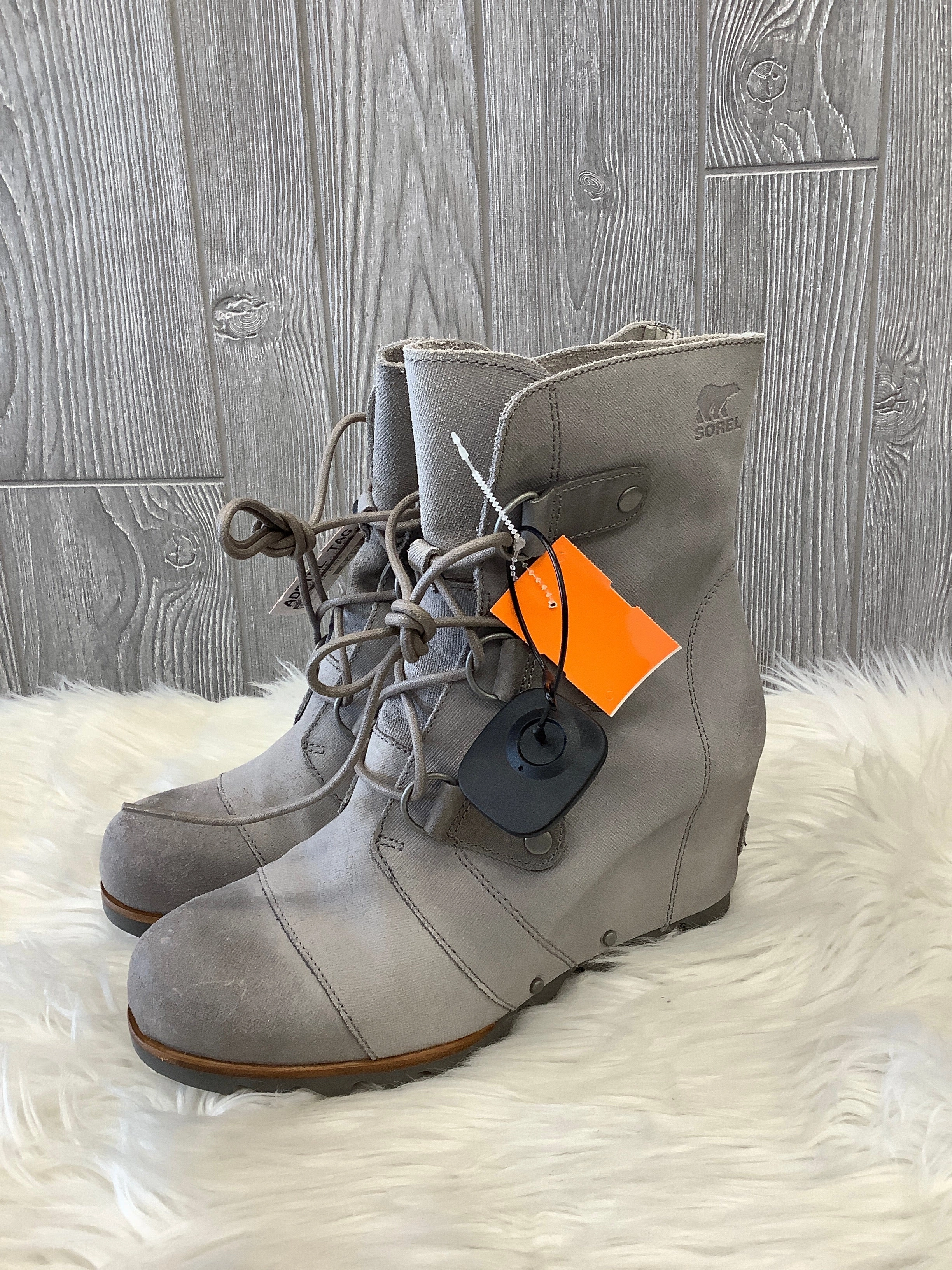 Boots Ankle Flats By Sorel In Grey, Size: 9 Comfort Insoles City Street