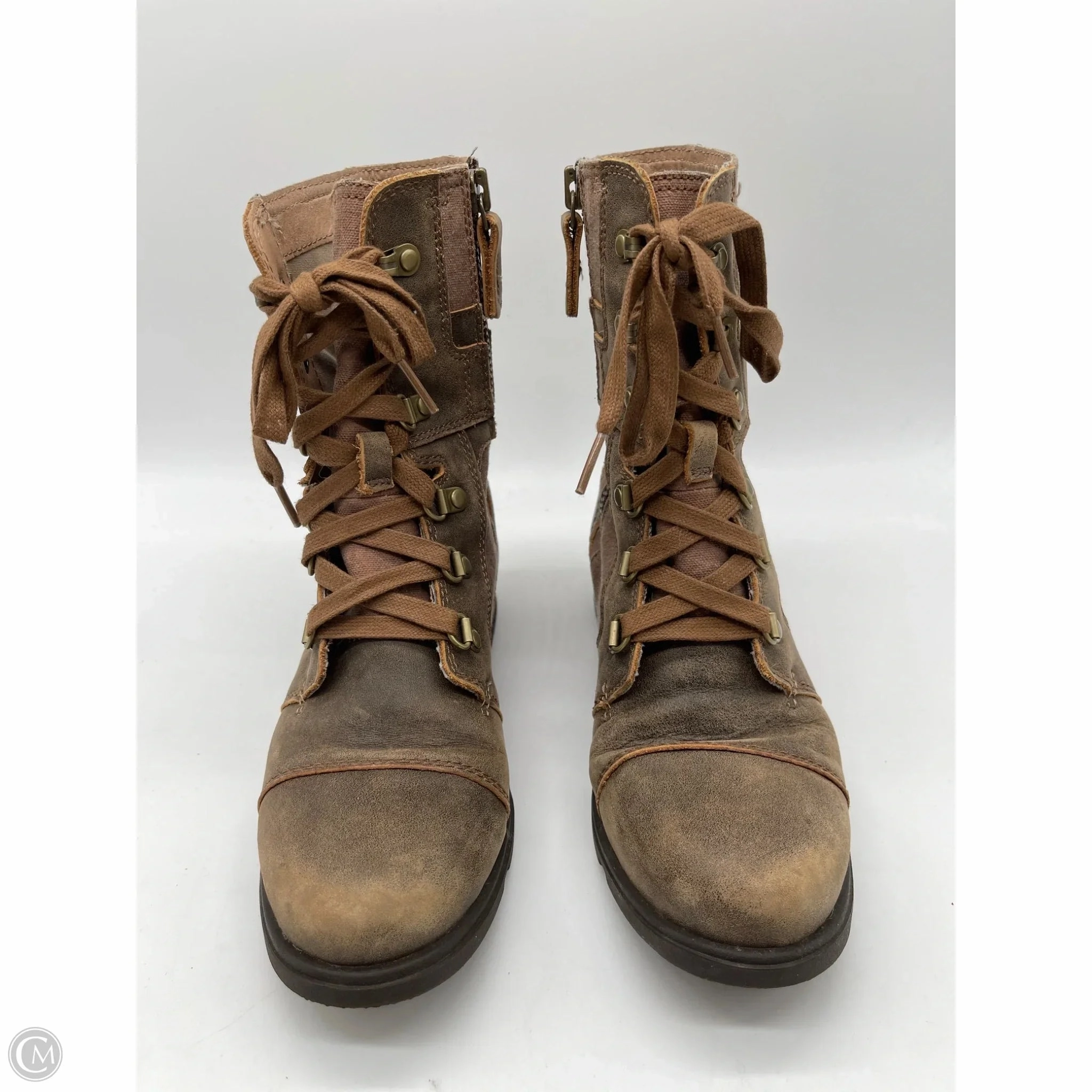 Boots Ankle Flats By Sorel In Tan, Size: 6 Shock Absorbing Active Nomad