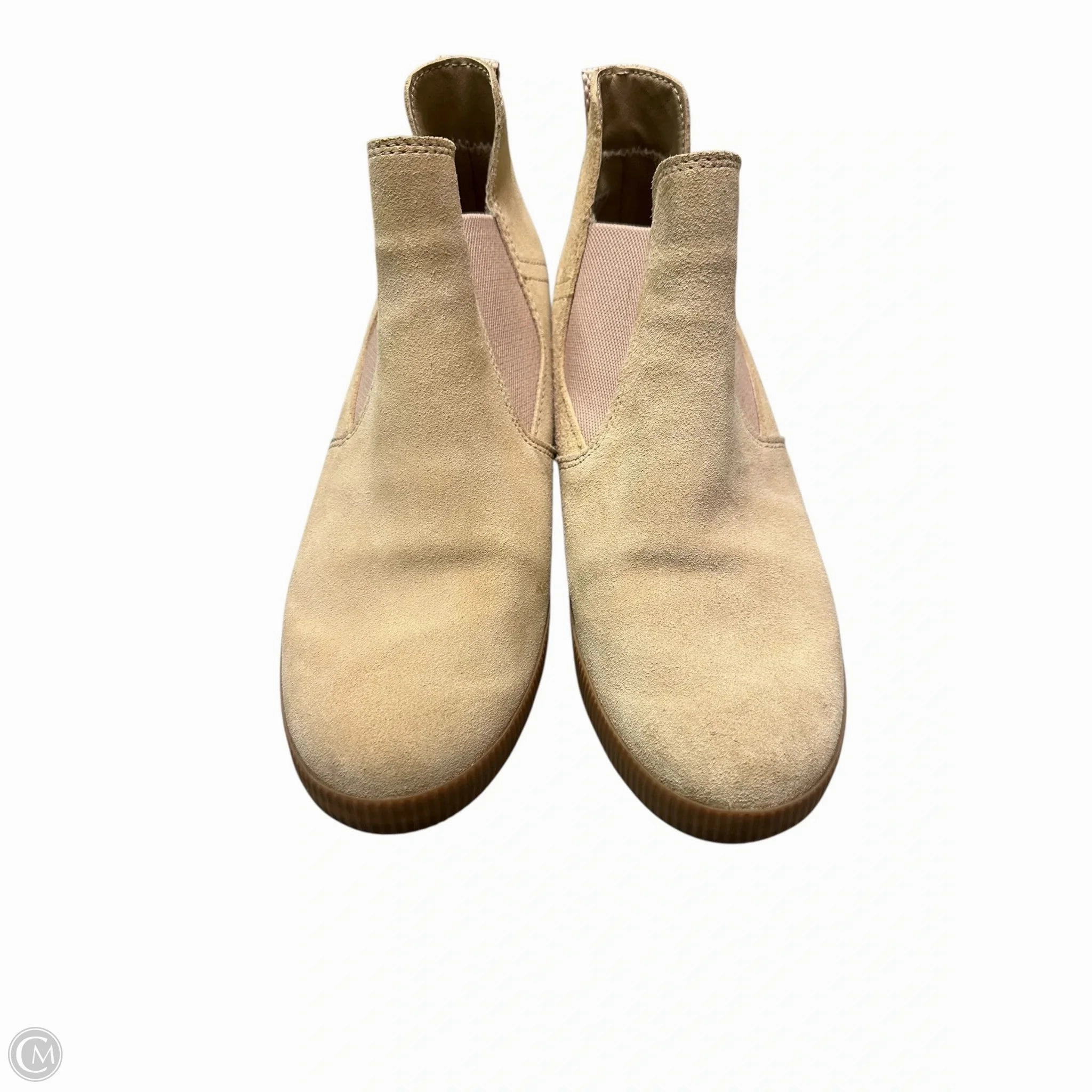 Flexible Frame Functional Minimalist Durable Material Boots Ankle Flats By Sorel In Tan, Size: 9.5