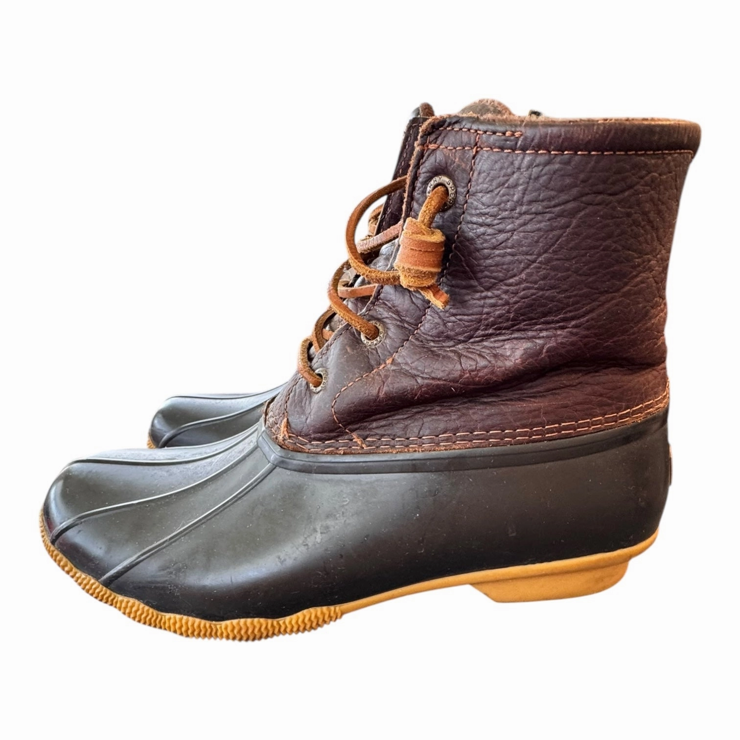 work use Boots Ankle Flats By Sperry In Brown, Size:10