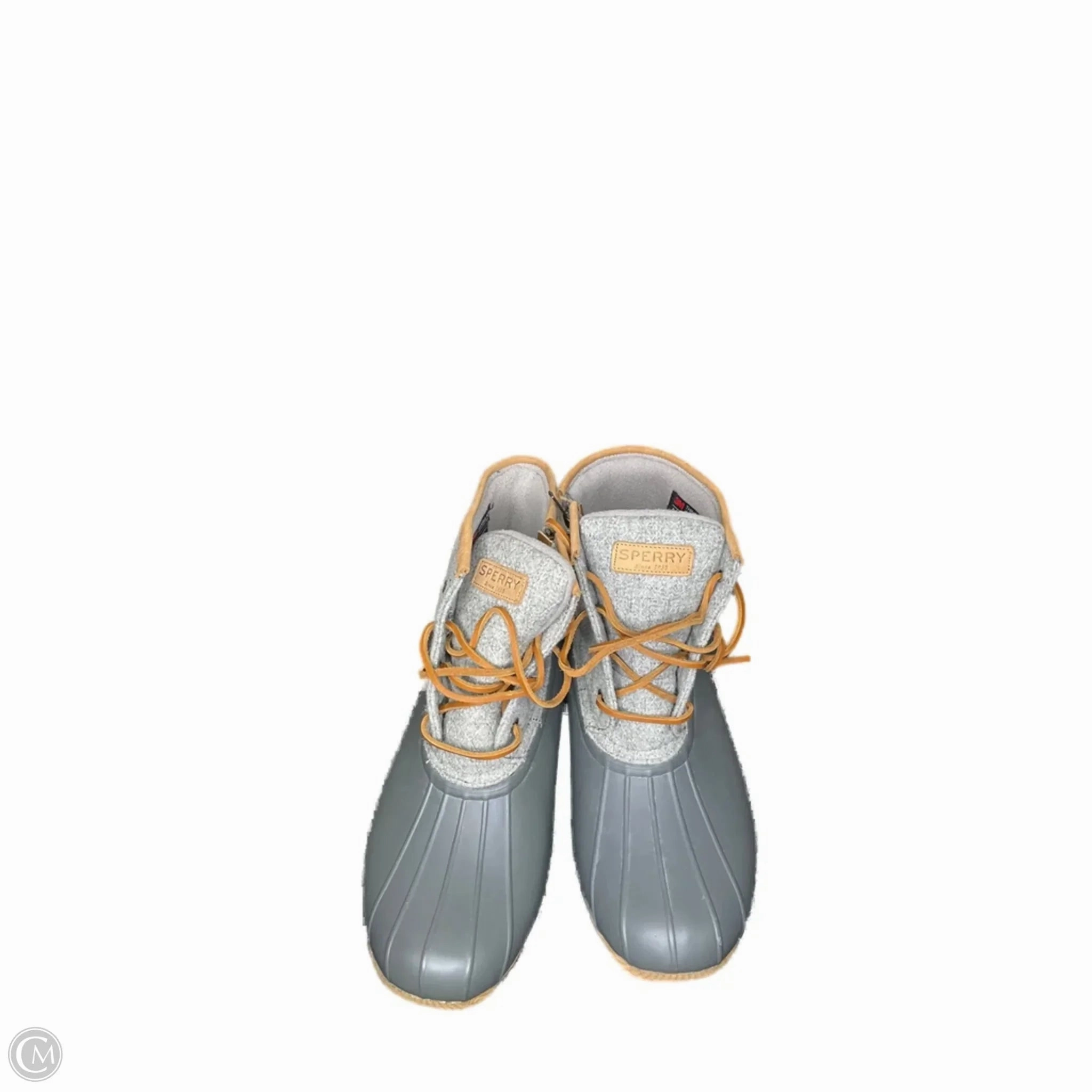 Boots Ankle Flats By Sperry In Grey, Size: 11 Heat resistant