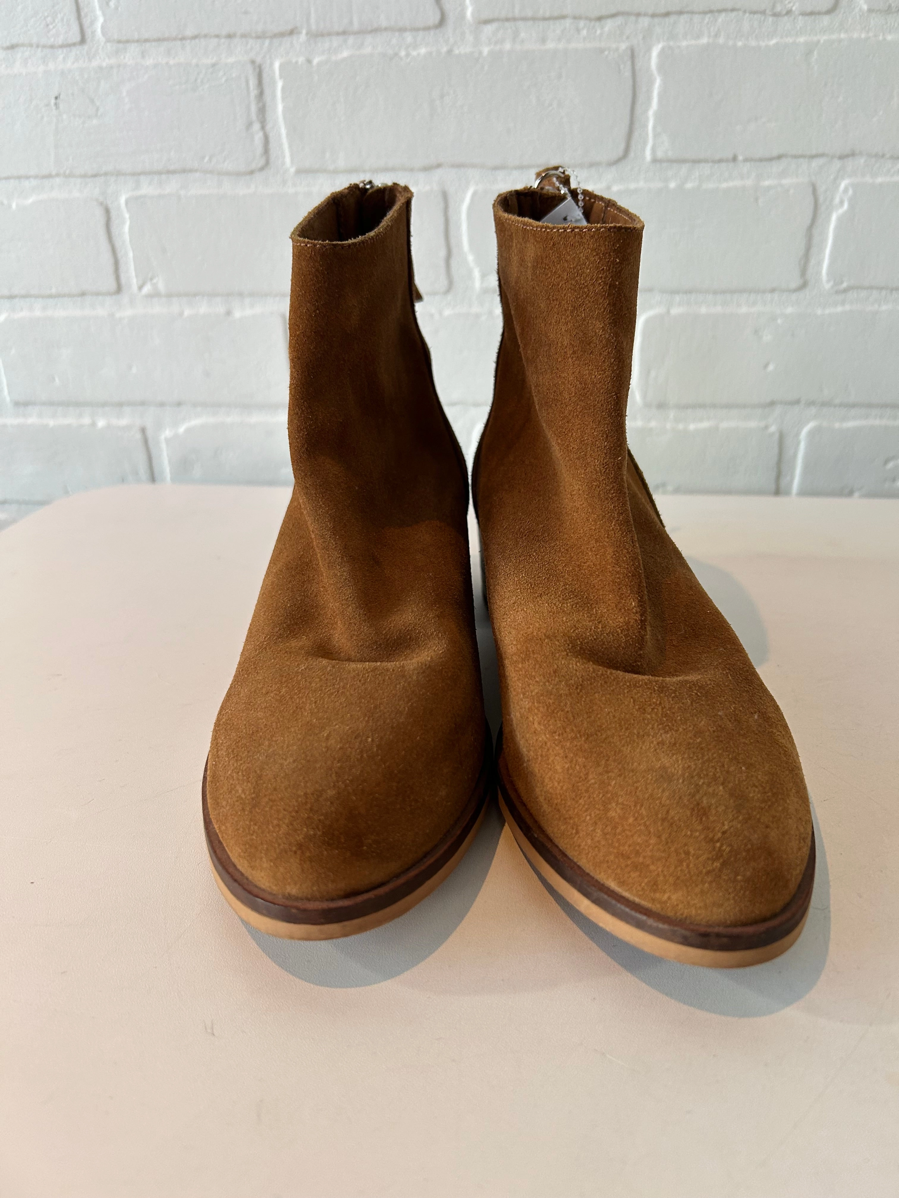 All Day Comfort Design Boots Ankle Flats By Steve Madden In Brown, Size: 8