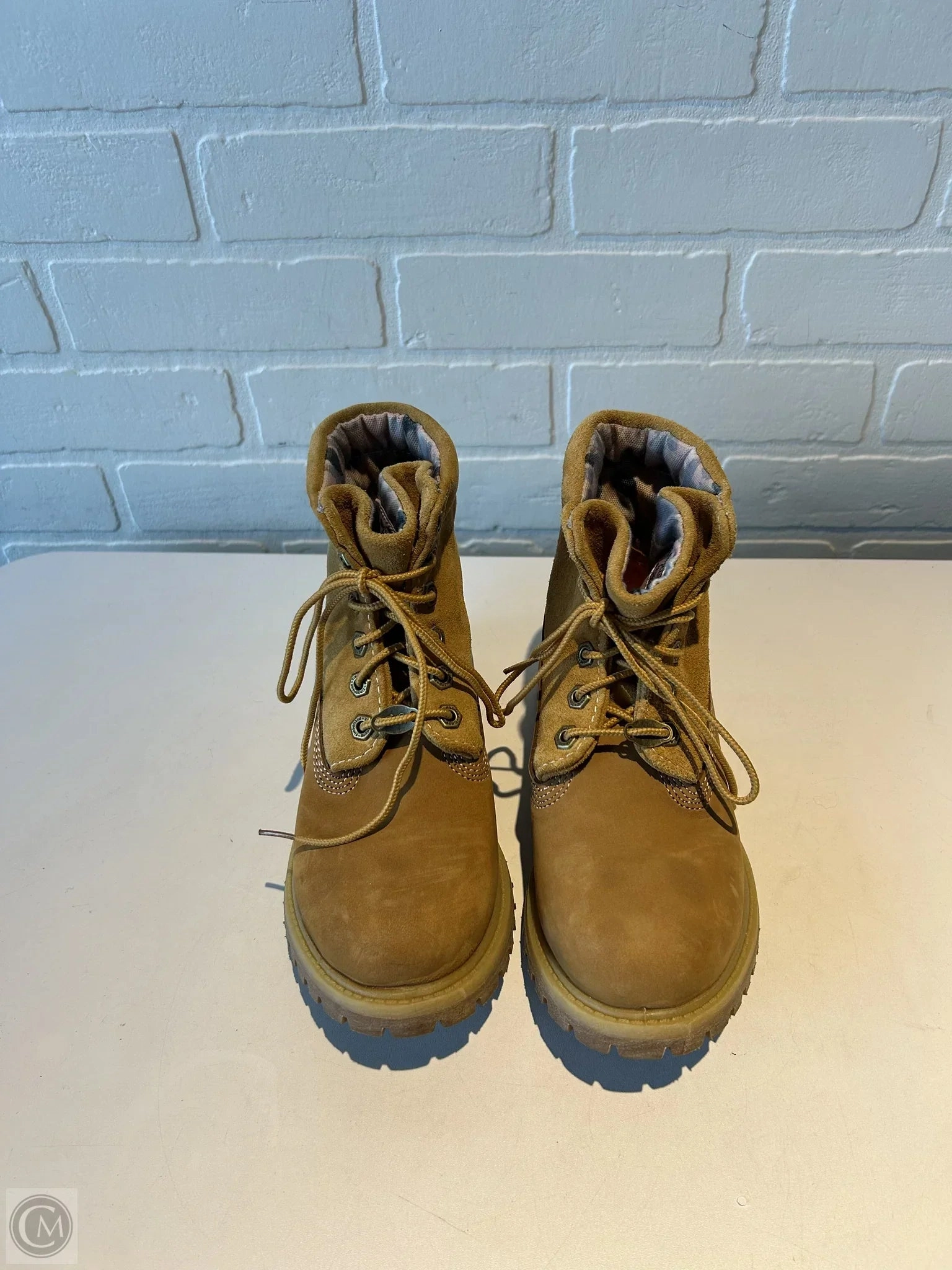 Durable Fit Boots Ankle Flats By Timberland In Tan, Size: 6