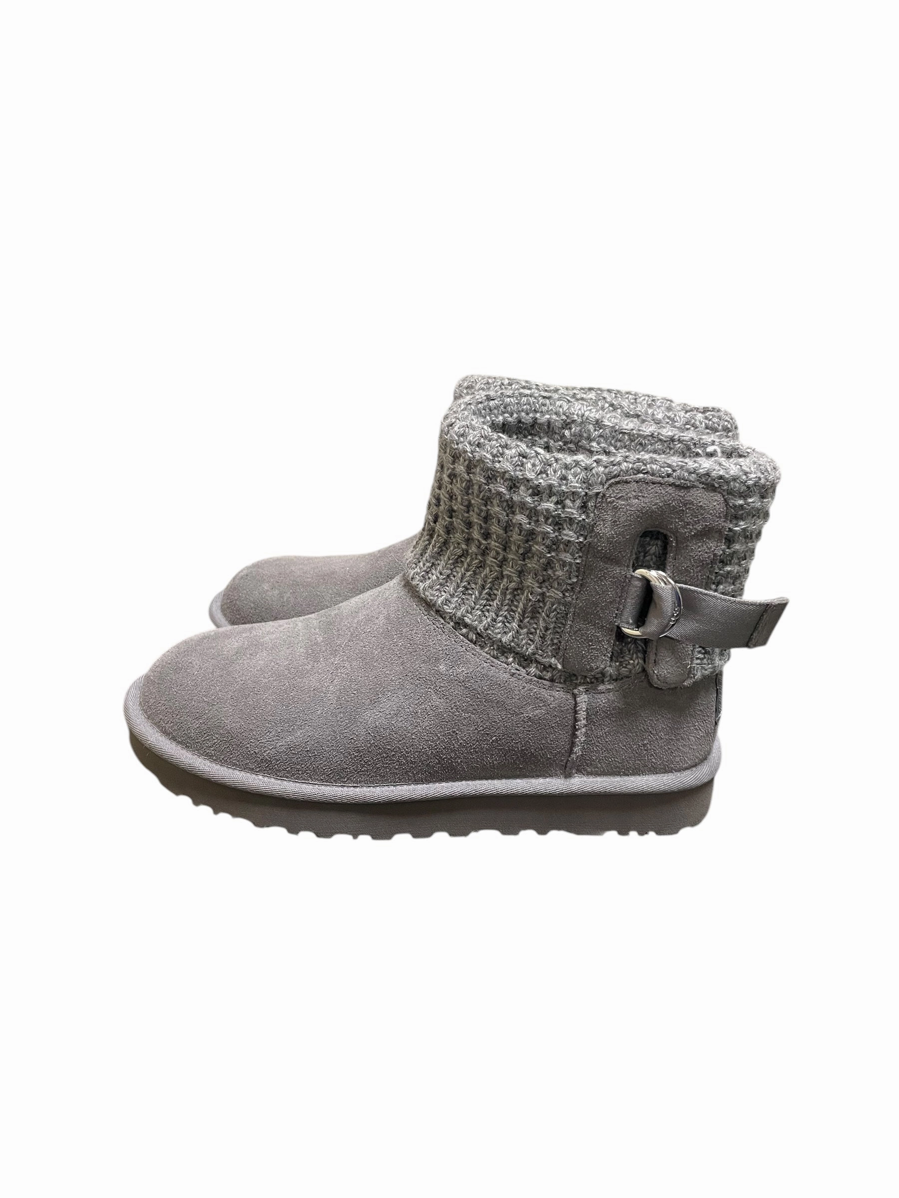 Compression Molded Midsole Boots Ankle Flats By Ugg In Grey, Size: 10