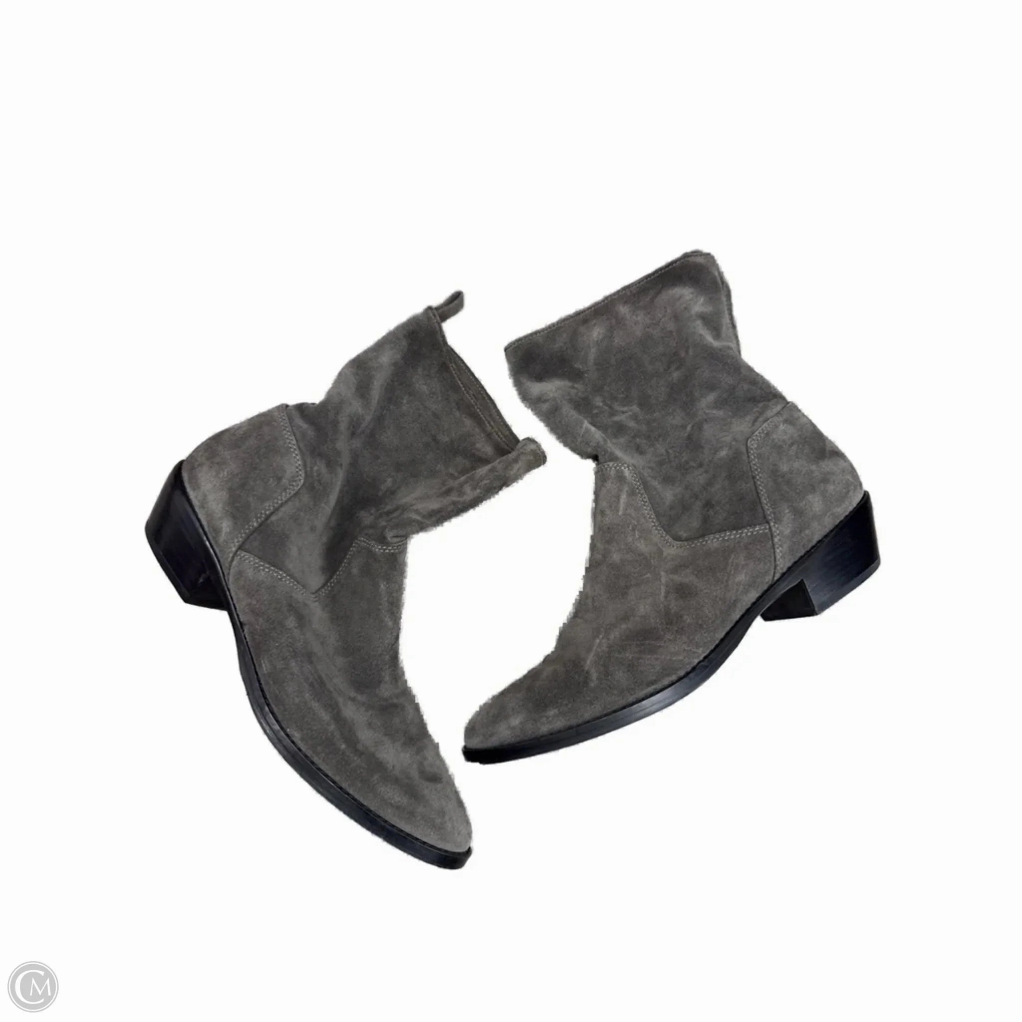 Fashion Accessory Boots Ankle Flats By Via Spiga In Grey, Size: 10