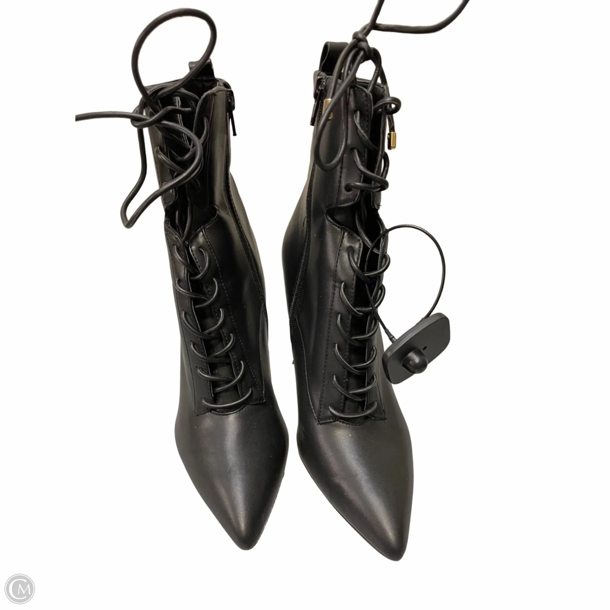 Comfortable Balance Cold Weather Boots Ankle Heels By Aldo In Black, Size: 8