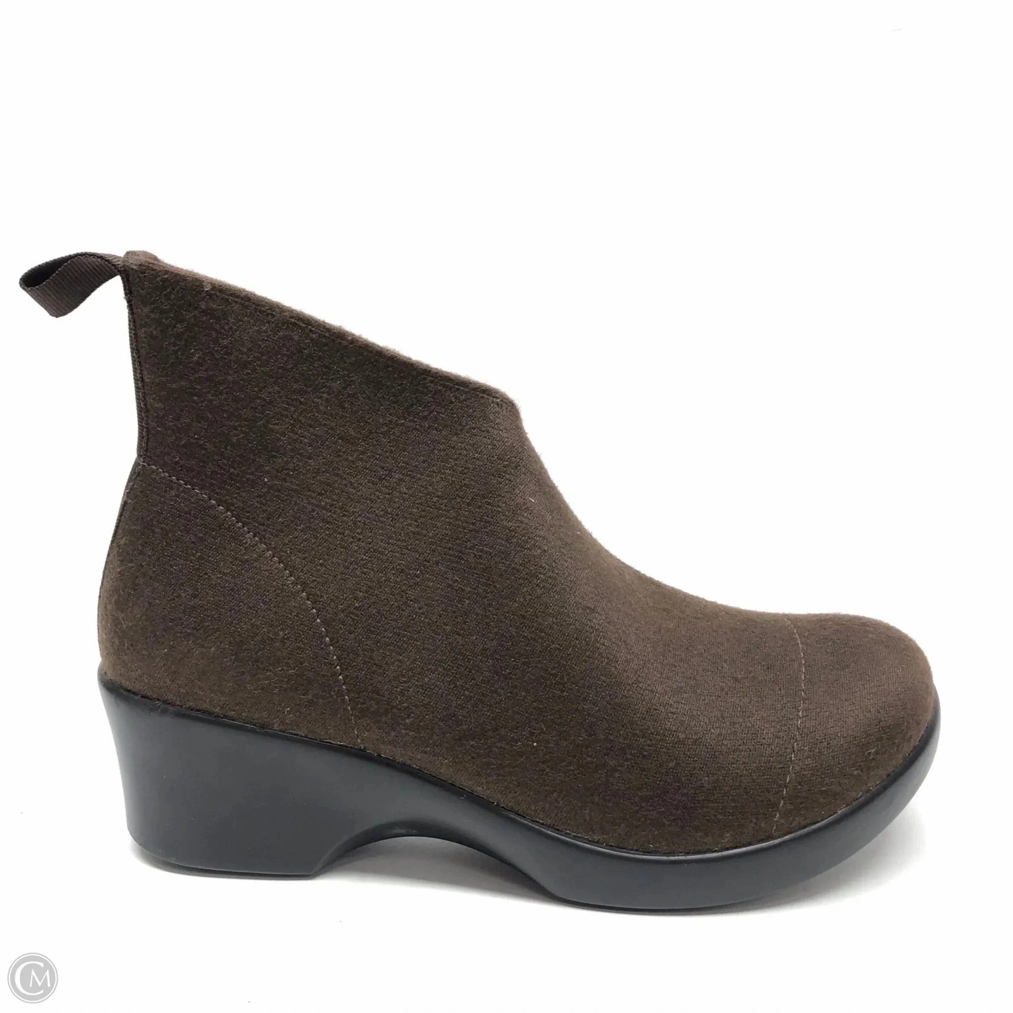 Boots Ankle Heels By Alegria In Brown, Size: 8.5 Anti Fatigue Light support