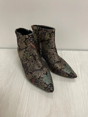Boots Ankle Heels By Alex Marie In Multi-colored, Size: 8.5 Work Ready