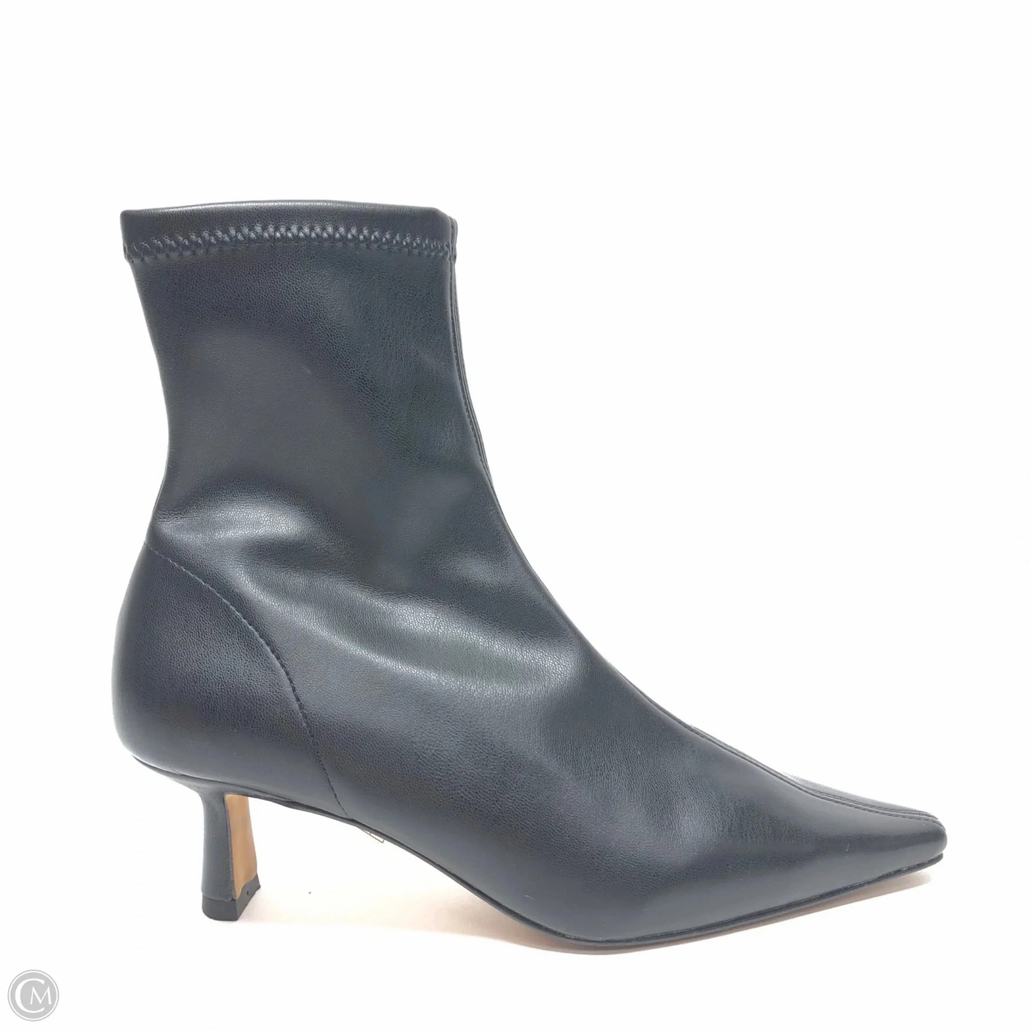 Boots Ankle Heels By Anthropologie In Black, Size: 7 All Purpose