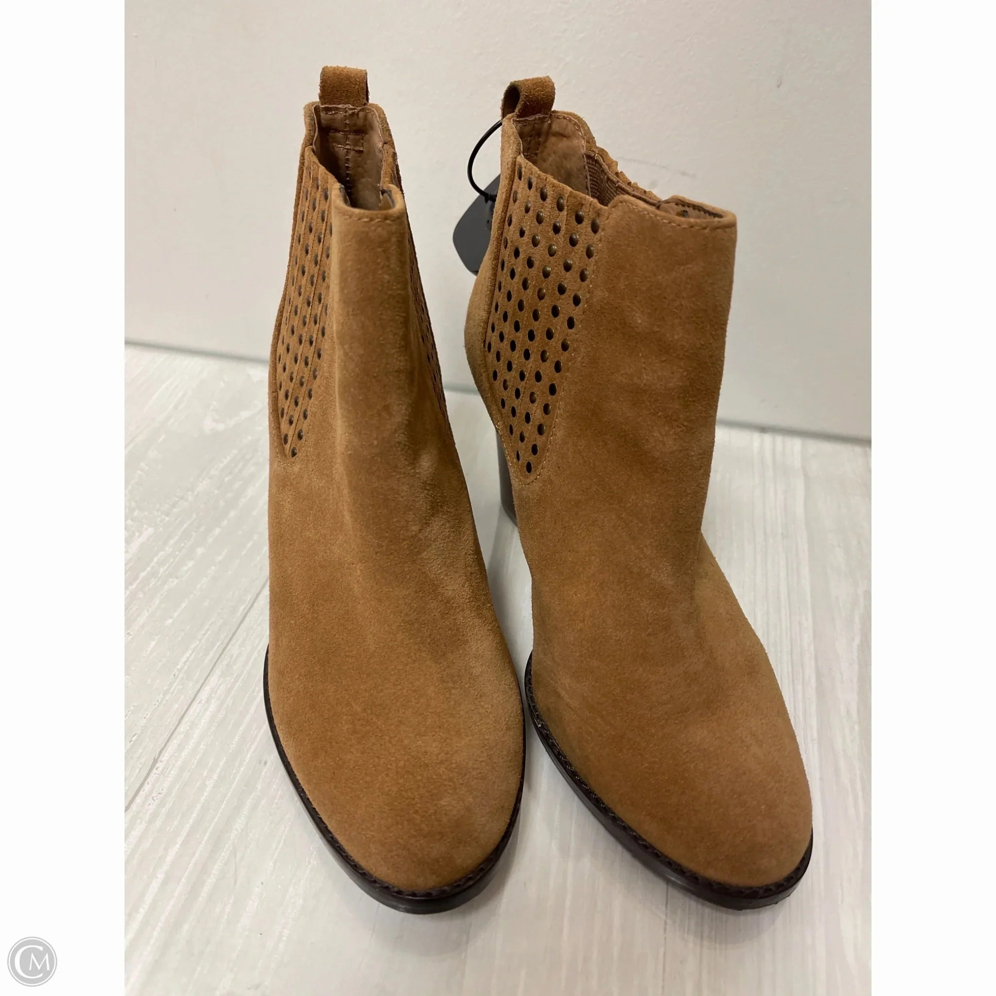 Boots Ankle Heels By Antonio Melani In Brown, Size: 6.5 Rugged Look Good elasticity