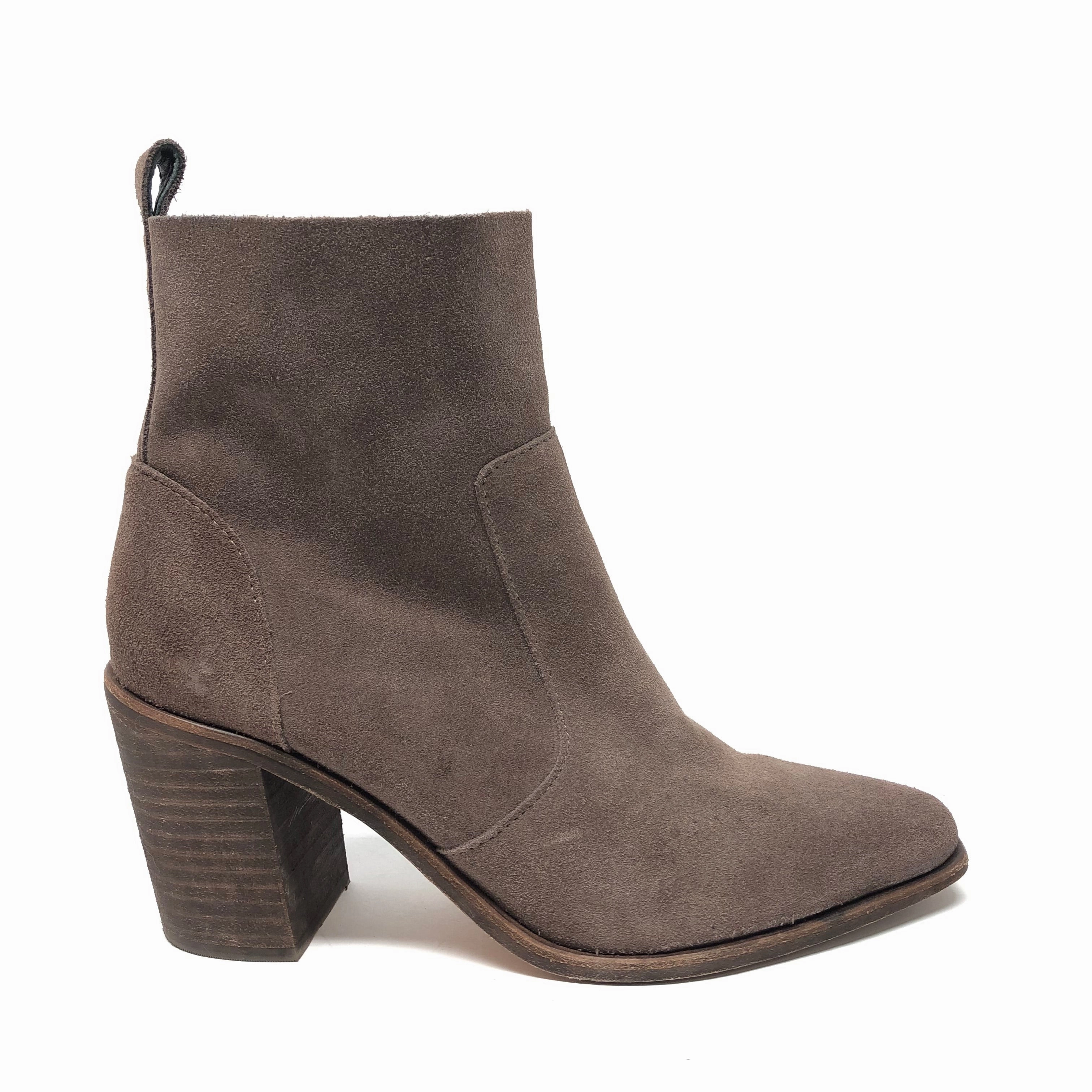 Boots Ankle Heels By Antonio Melani In Brown, Size: 8 Animal Spot Protective Finish Morning Walk