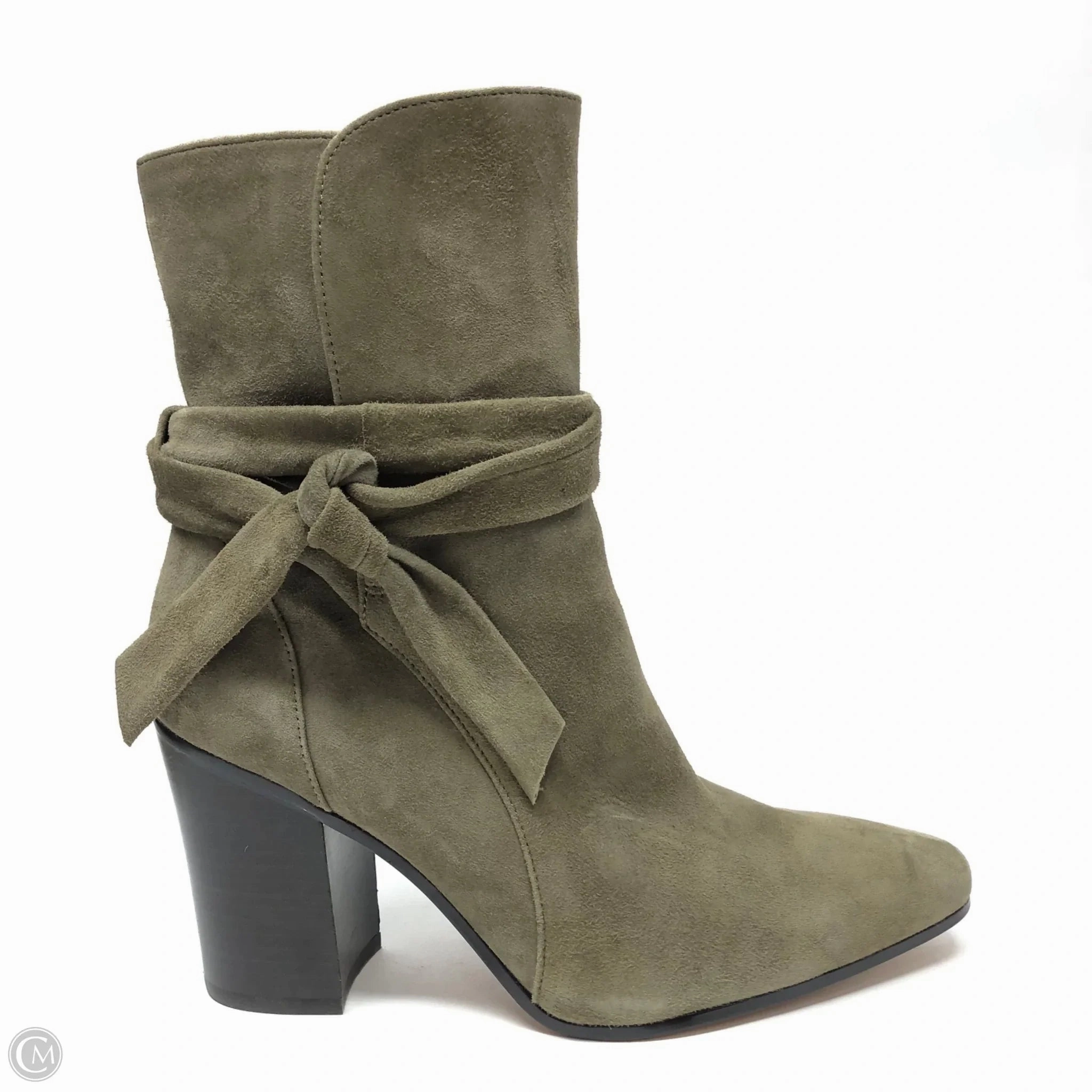 Boots Ankle Heels By Banana Republic In Green, Size: 7 Padded Interior Rough Trail Hiker