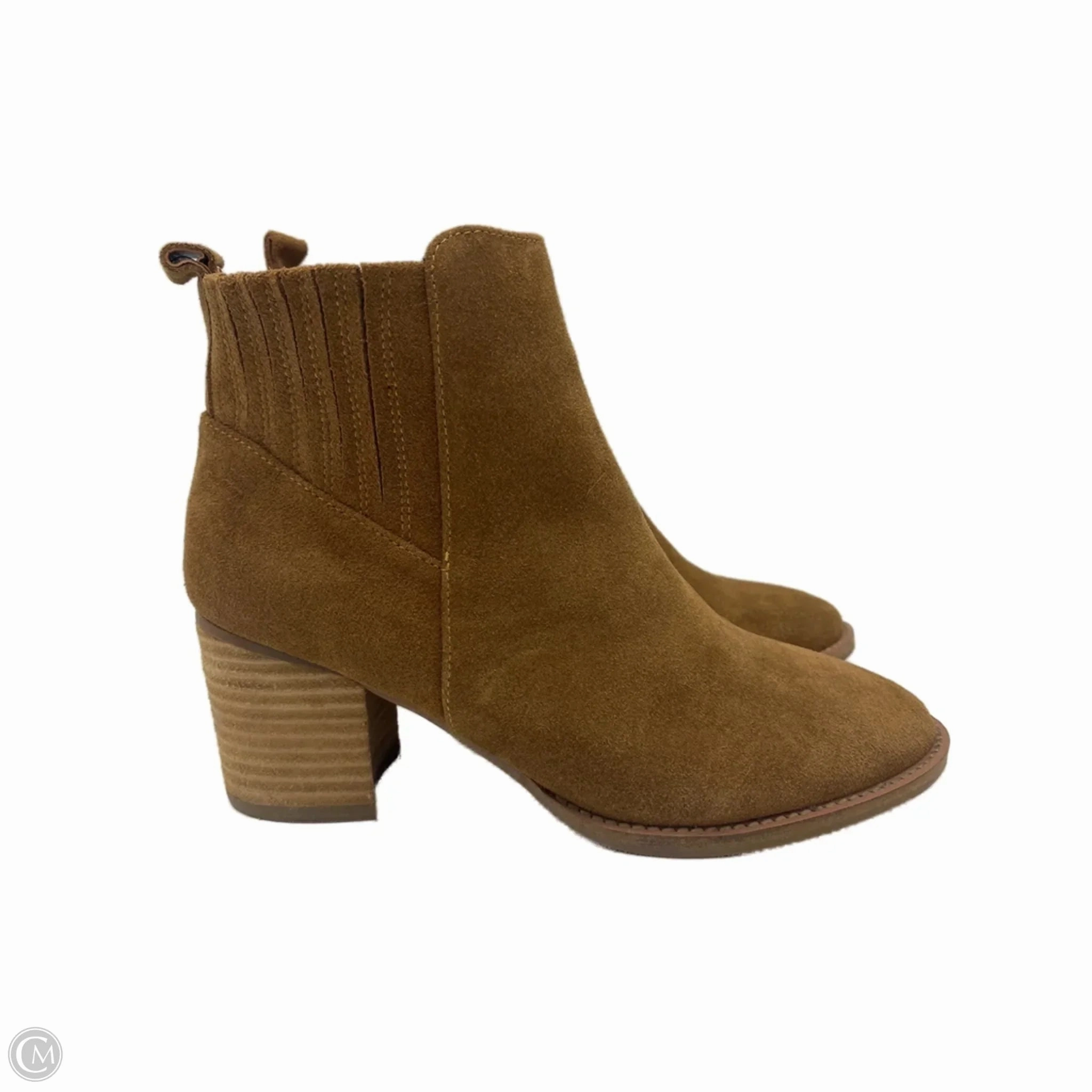 Boots Ankle Heels By Blondo In Brown, Size: 9 Dry Interior