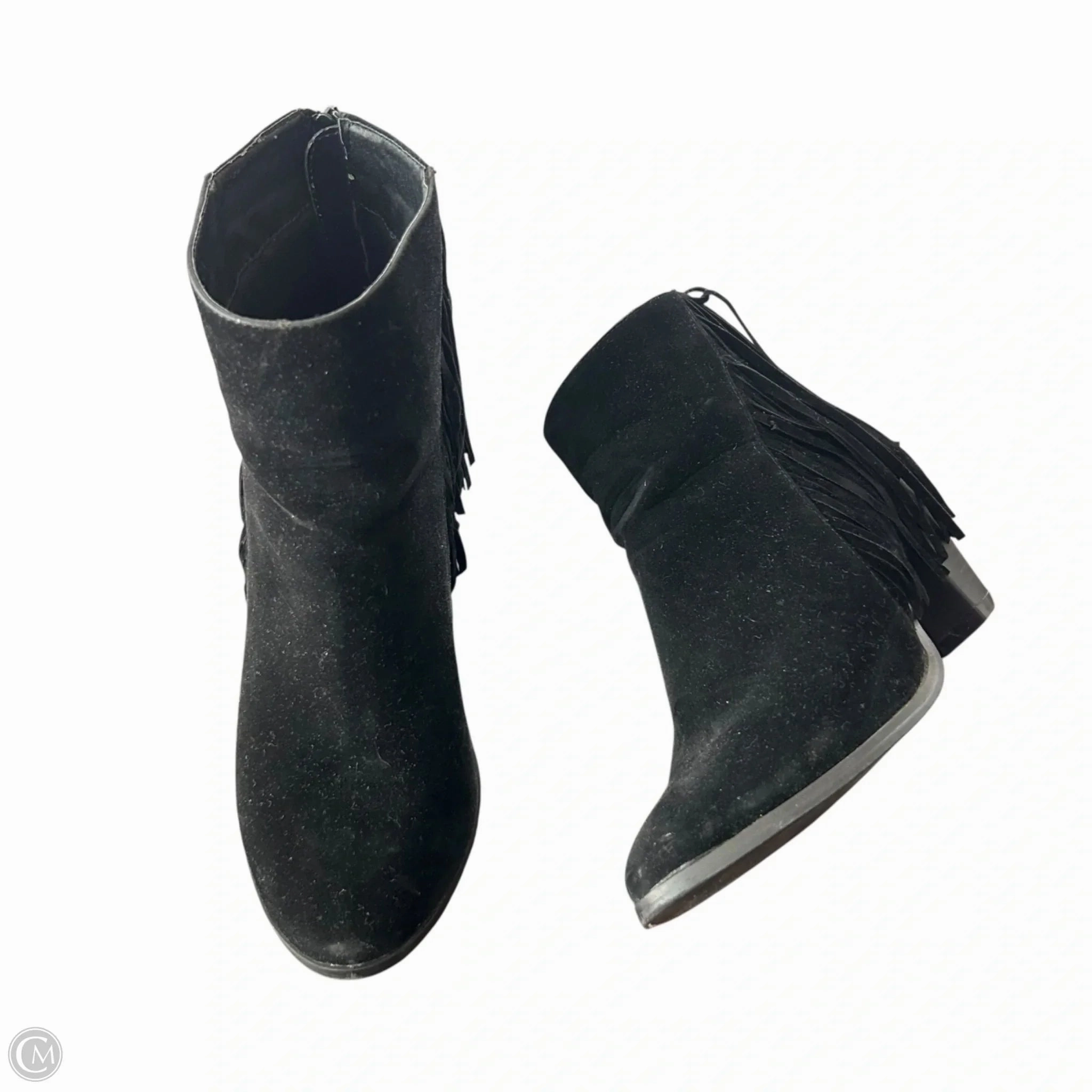 Boots Ankle Heels By Bowmilel In Black, Size: 7 Lace-Up Design Comfortable Support