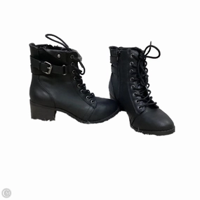 Boots Ankle Heels By Brash In Black, Size: 5.5 Thermal Core Adventure Seeker Tiger Mark