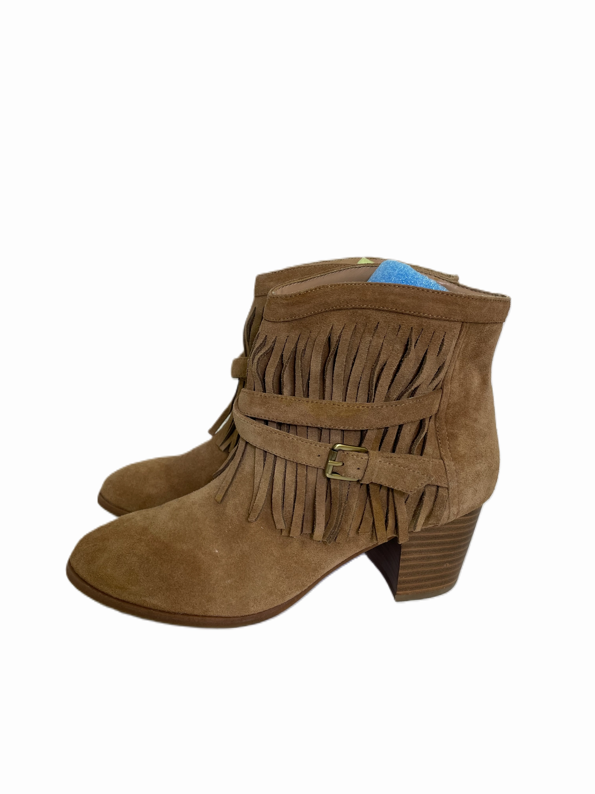 Boots Ankle Heels By Chicos In Brown, Size: 10 Breathable Comfort Seeker Graduation Ceremony