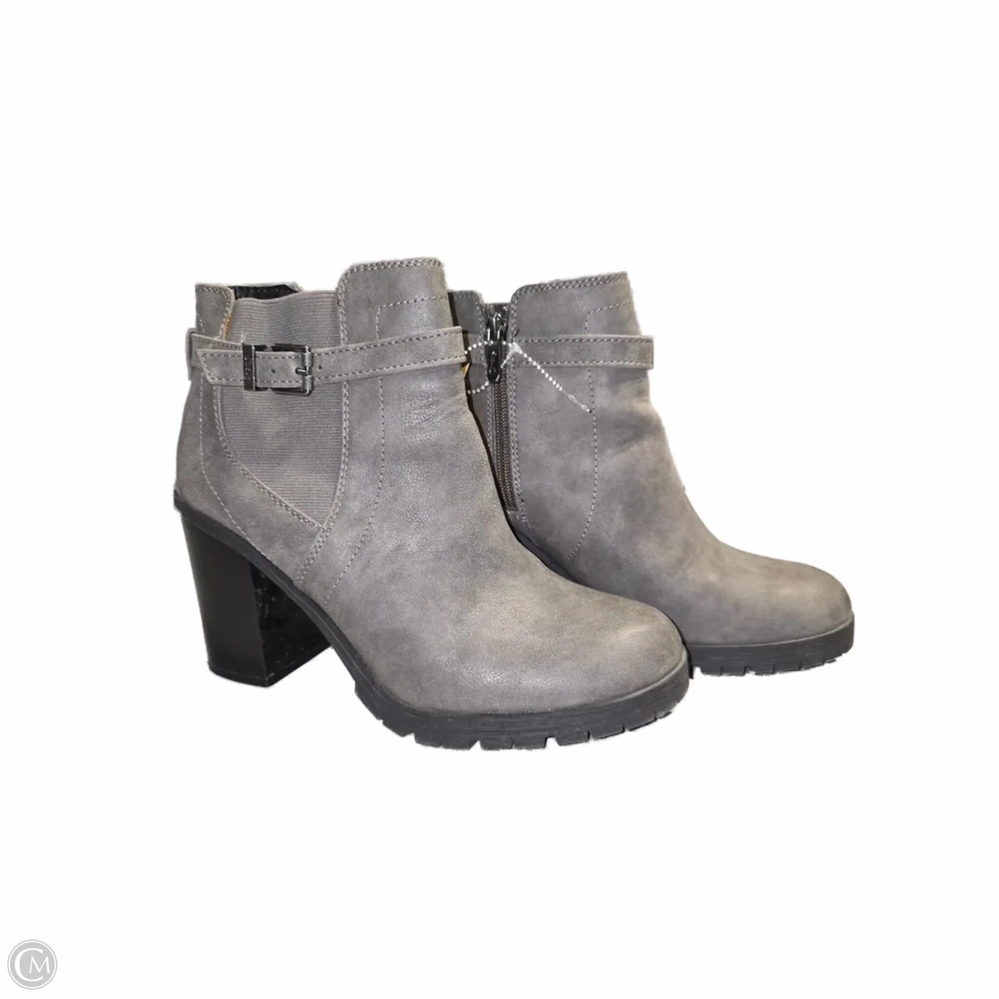 Boots Ankle Heels By Circus By Sam Edelman In Grey, Size: 9 Lightweight Footwear Shock Absorbing Mountain Hike