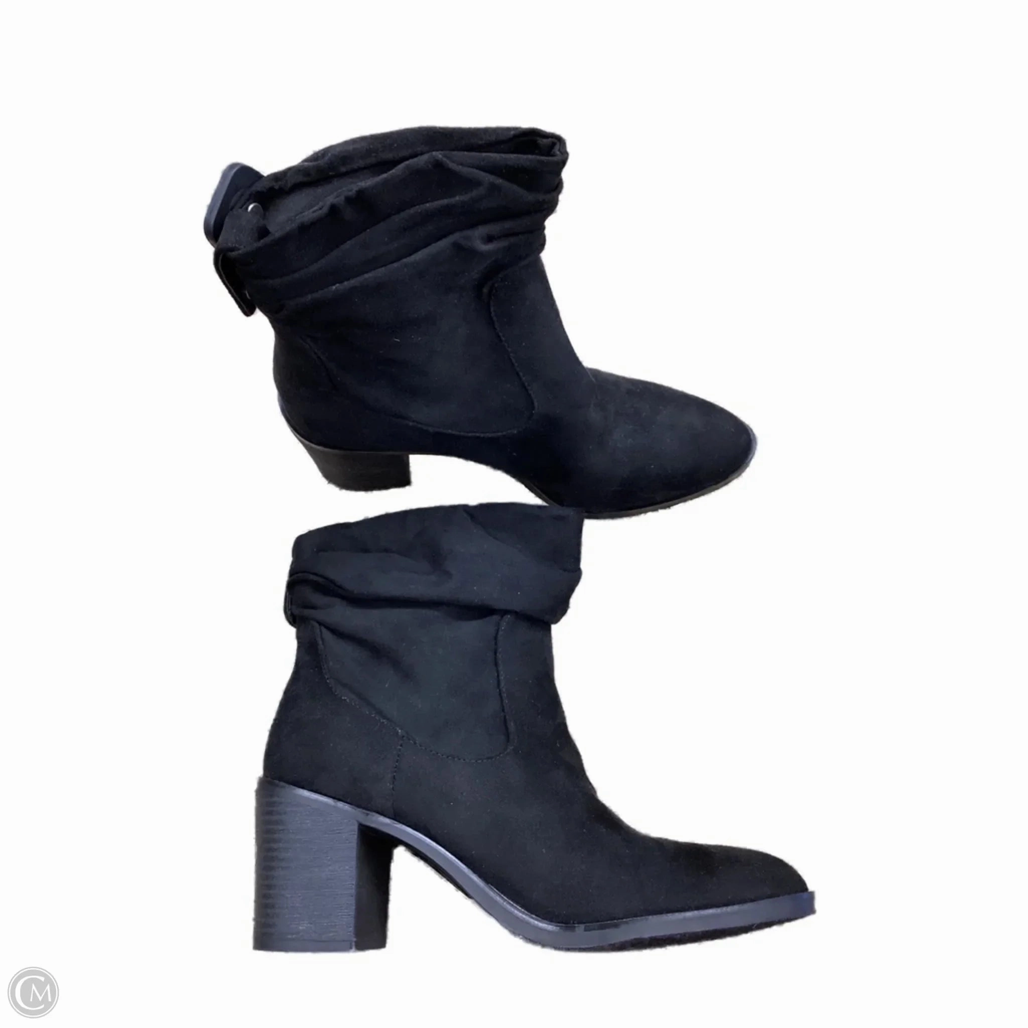 Firm Hold All Weather Urban Traveler Boots Ankle Heels By Cl By Chinese Laundry In Black, Size: 9.5