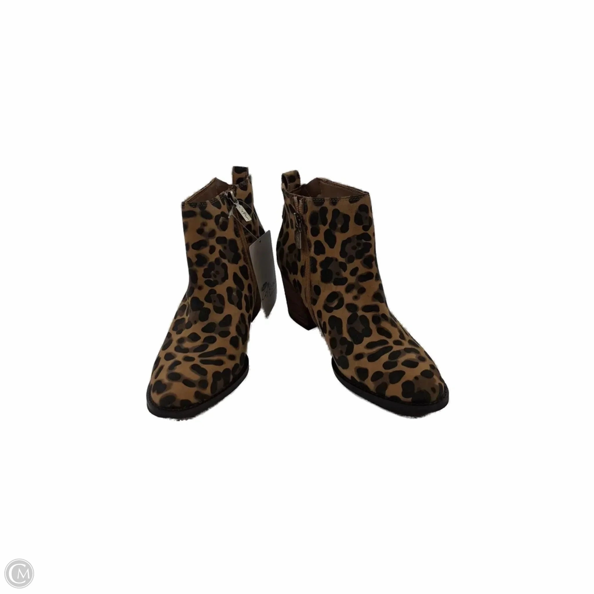 Boots Ankle Heels By Clothes Mentor In Animal Print, Size: 8.5 Waterproof Rainy Day Commuter